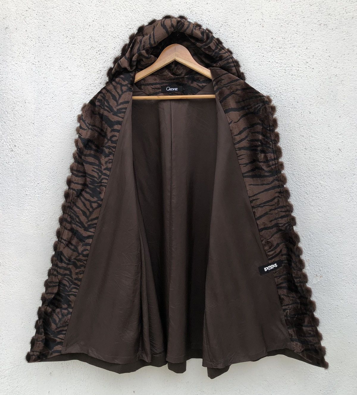 Japanese Brand Lamous Ondine Faux Suede Winter Hoodie Jacket Size XL / US 12-14 / IT 48-50 - 2 Thumbnail
