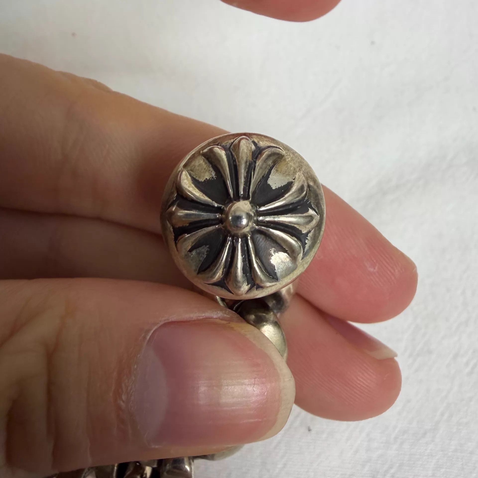 Chrome Hearts Chrome Hearts 925 Silver Lobster Clasp Cuban Bracelet Size ONE SIZE - 3 Thumbnail