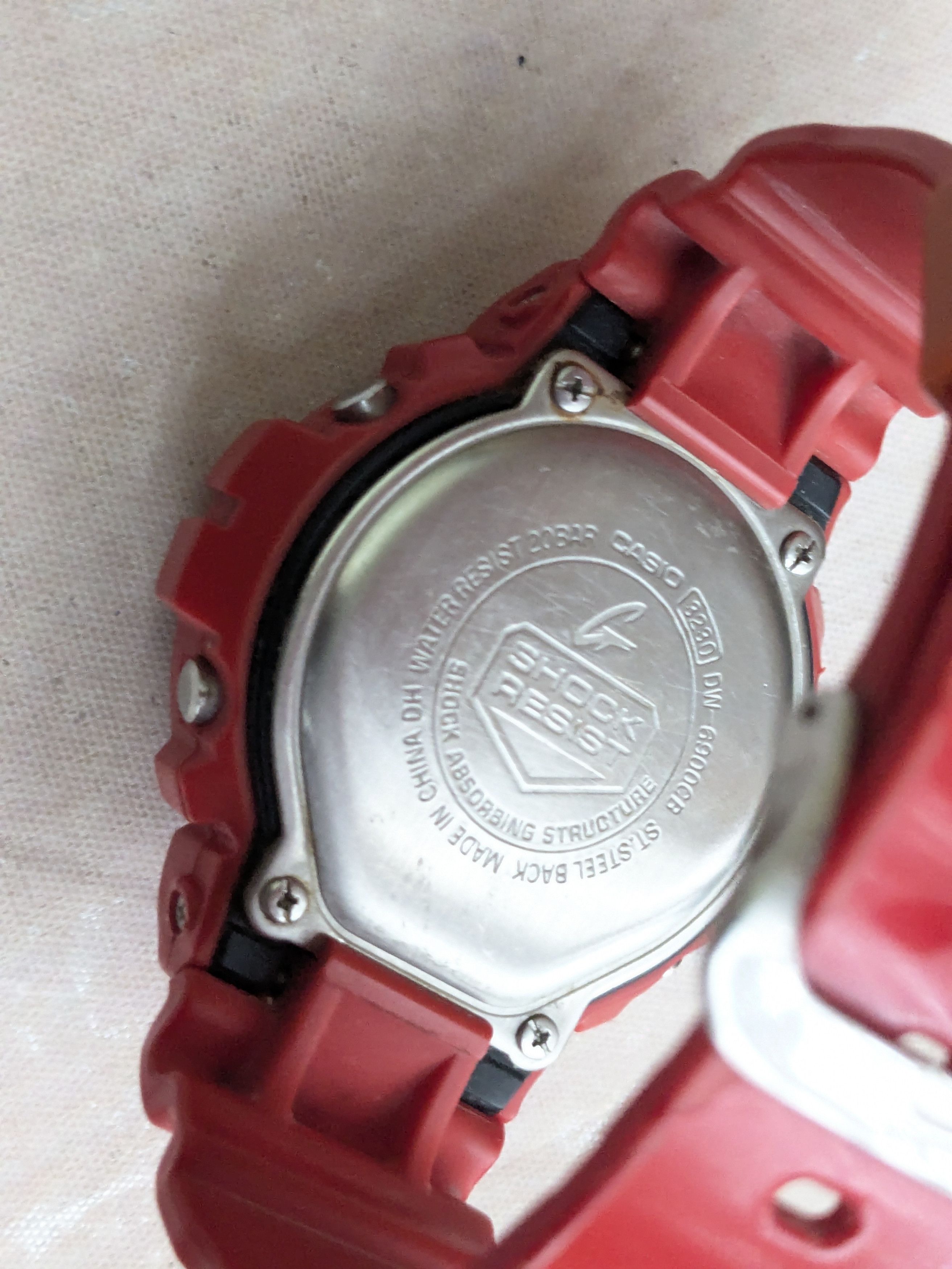 Casio Casio G-Shock DW6900CB-4 Red Orange Watch Rubber Size ONE SIZE - 7 Thumbnail