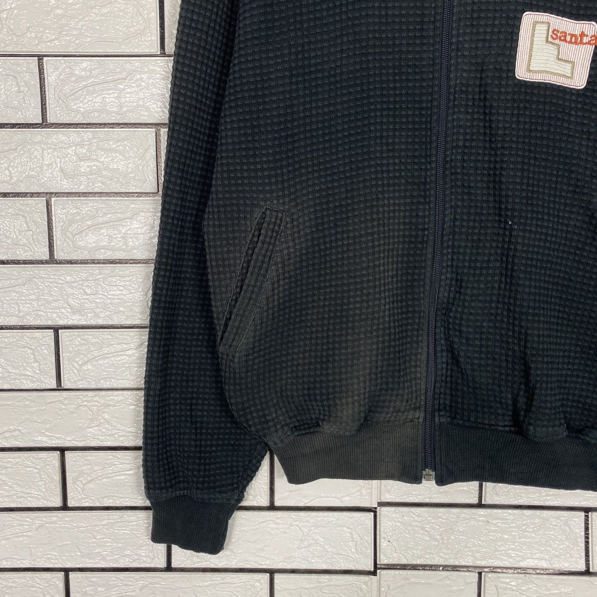 Japanese Brand 📌Vintage Sweater Santa Fe Patchwork Design Indigo Size US M / EU 48-50 / 2 - 5 Thumbnail