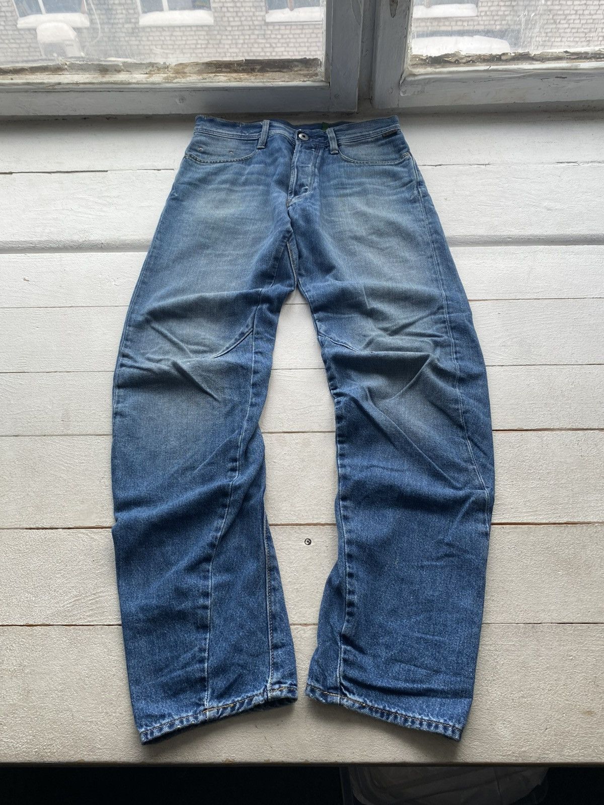 G-Star 00s Y2K G-Star RAW Arc 3D Men’s Jeans Vintage Wash Denim Size US 30 / EU 46 - 1 Thumbnail