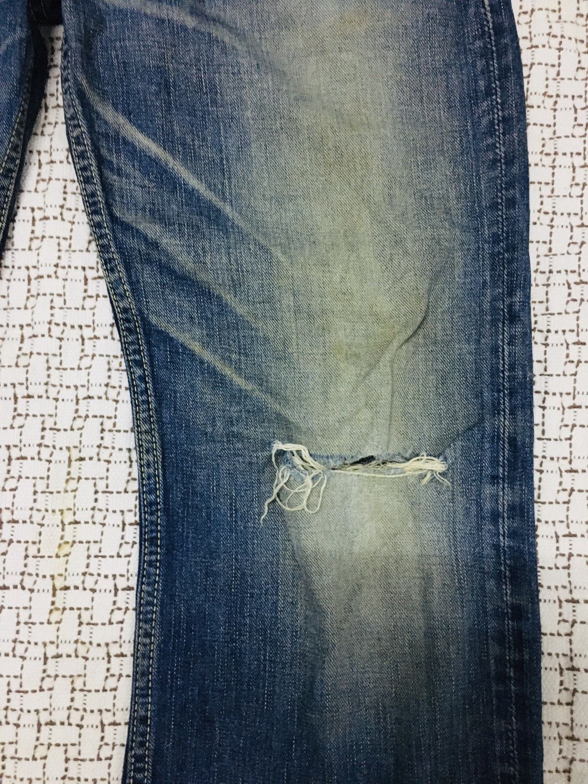 TMT TMT Japan Distressed Jeans (17) Size US 32 / EU 48 - 4 Thumbnail