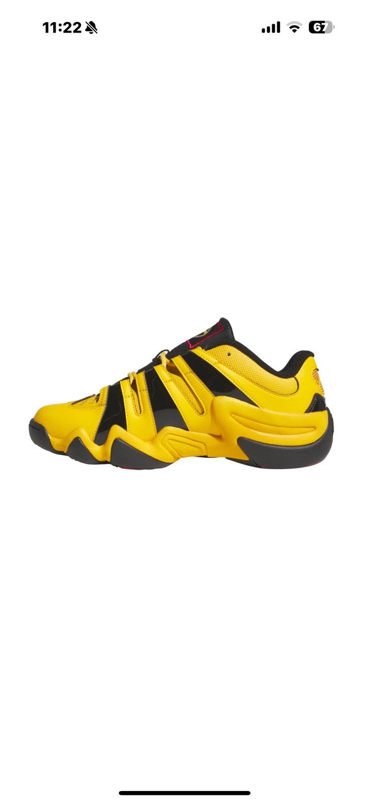 Adidas Adidas Crazy 8 Low HBCU Pack Grambling State Mens Sz 7IH5122 Size US 7 / EU 40 - 6 Thumbnail
