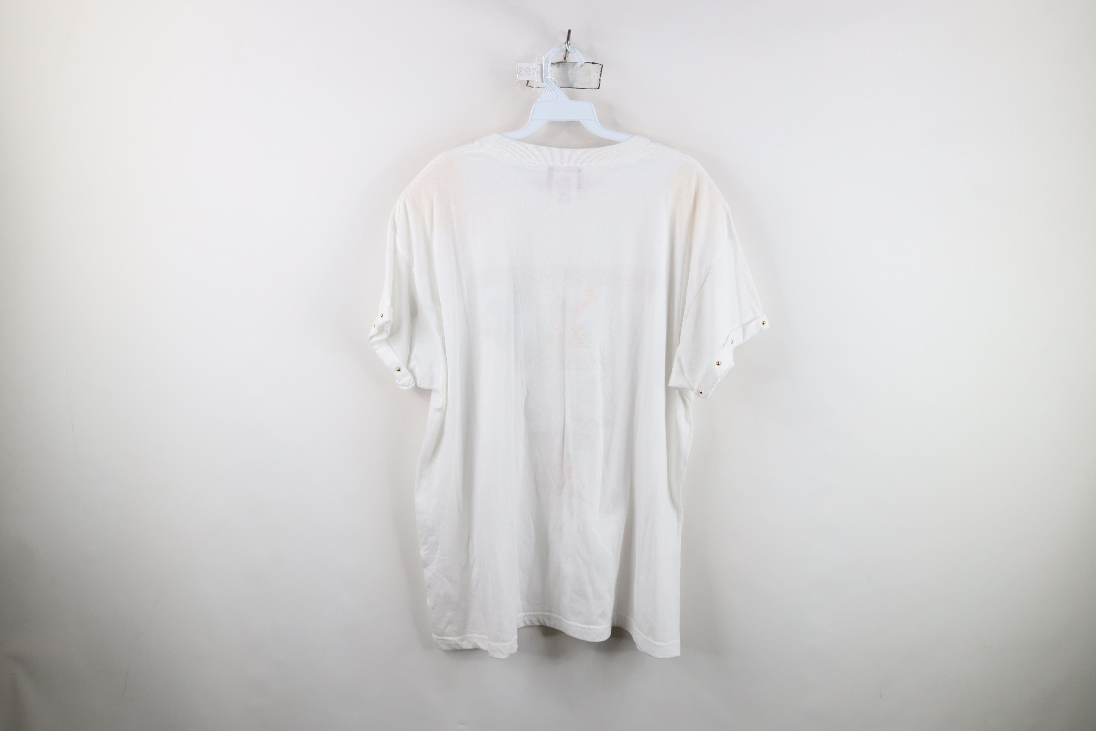 Vintage Vintage 90s Streetwear Safari Zebra Lion Tiger T-Shirt White Size US L / EU 52-54 / 3 - 12 Thumbnail