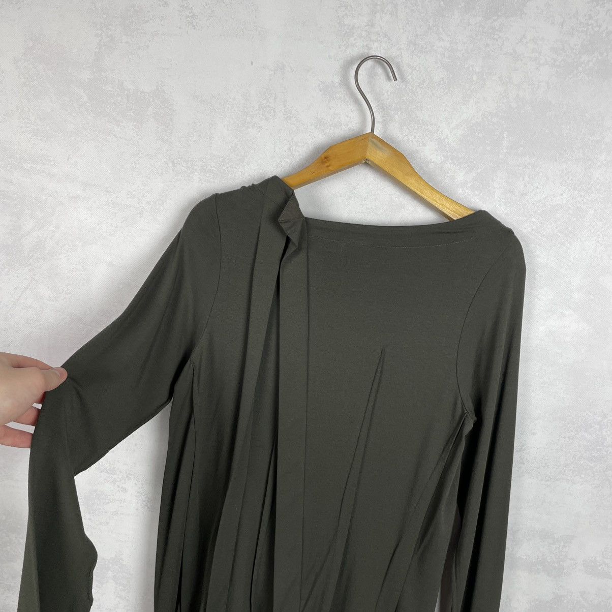 Rundholz Black Label Viscos Asymmetrical Button Cardigan Top
