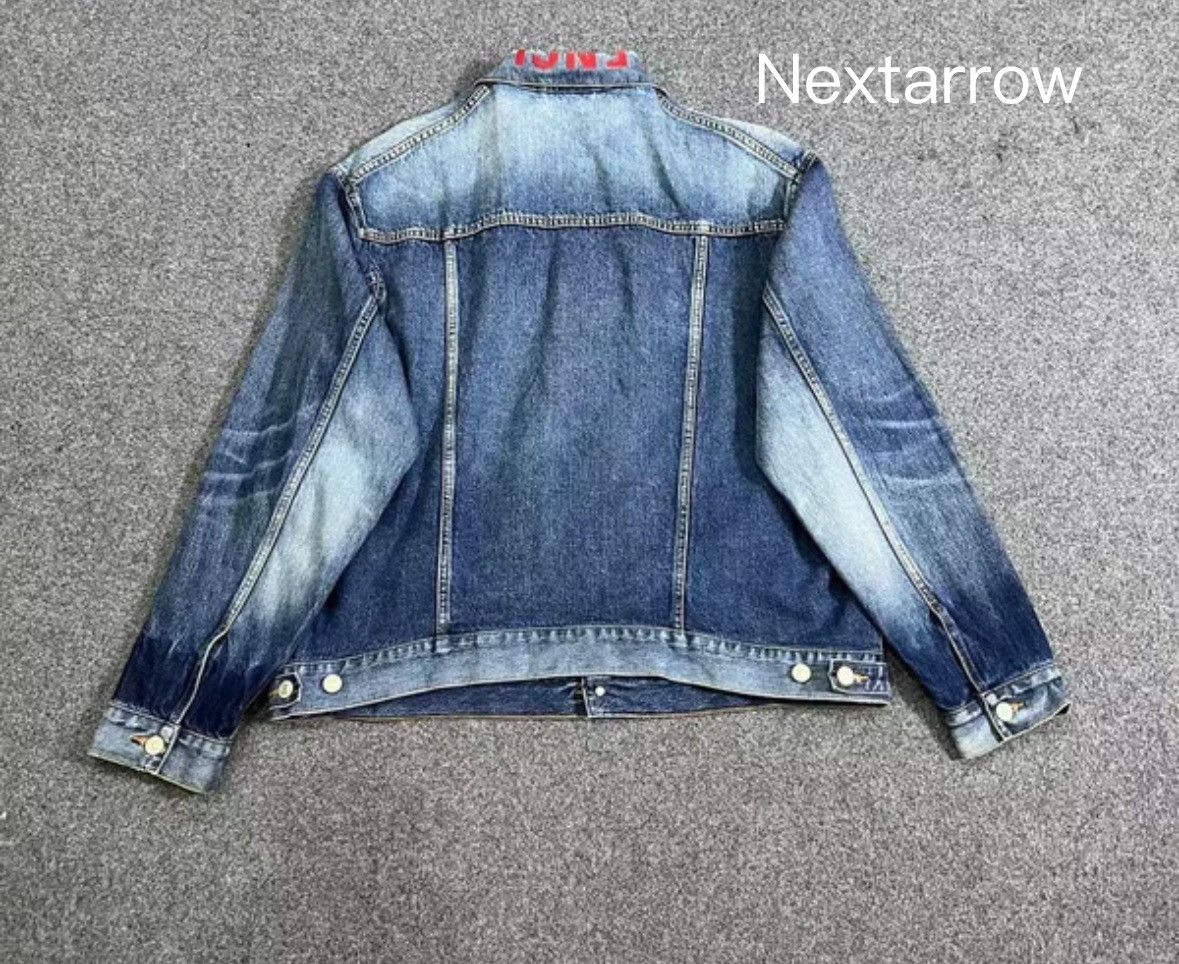 Balenciaga Balenciaga neck letter logo denim jacket 2410-Nextarrow Size US M / EU 48-50 / 2 - 2 Thumbnail