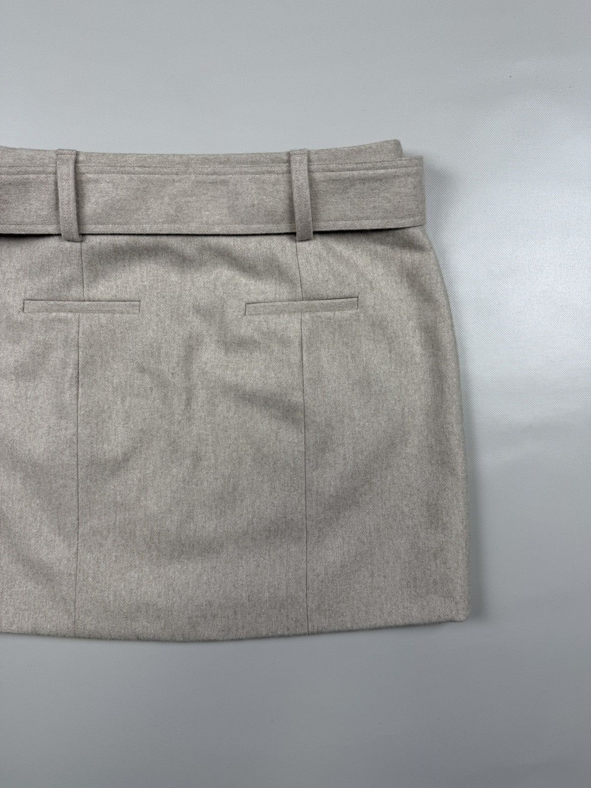 Sezane Sezane Gellie Wool Polyamide Cashmere Mini Skirt Size 42 Size 30" / US 8 / IT 44 - 6 Thumbnail
