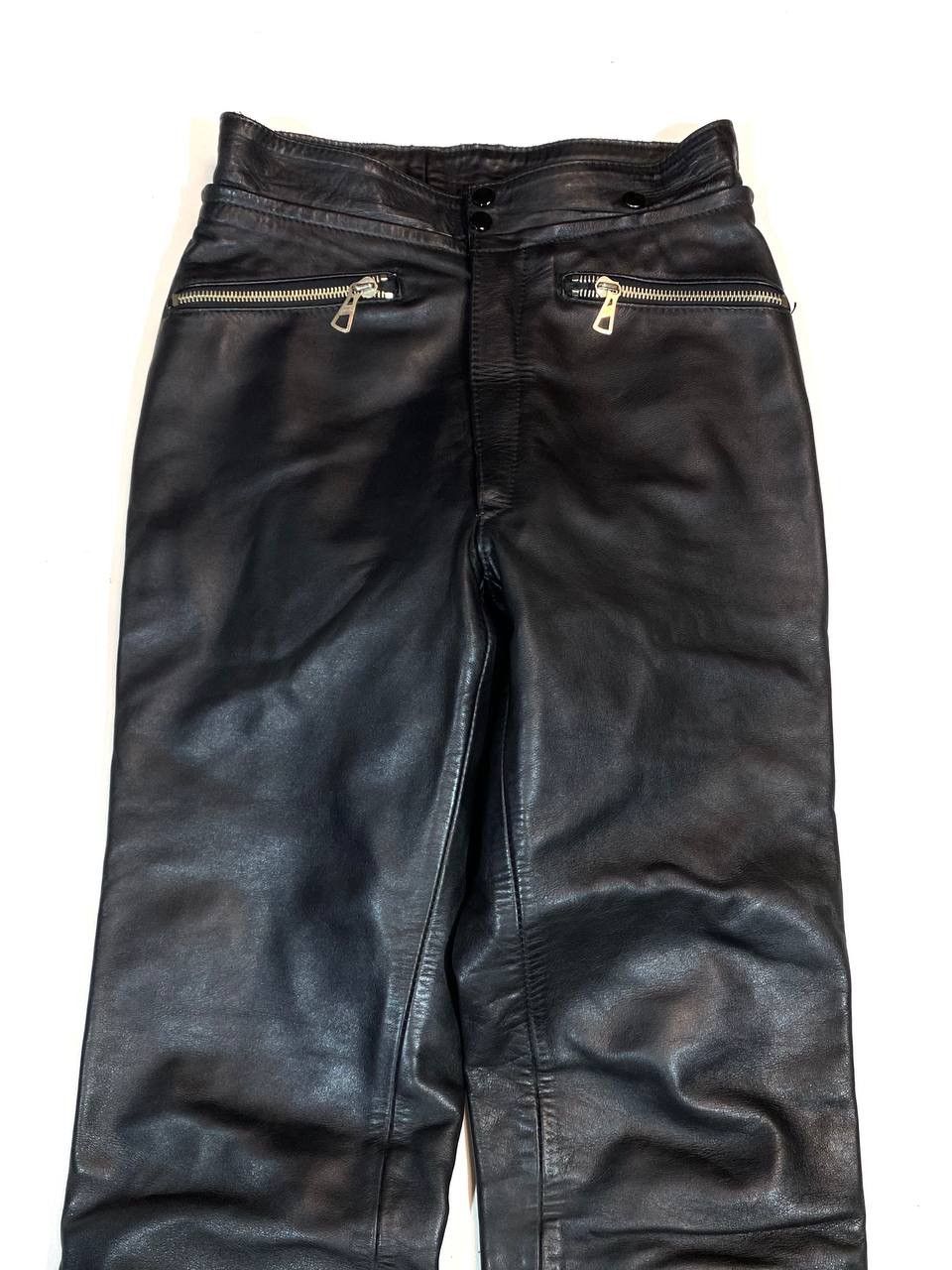 Leather × Vintage Harro Vintage Avangarde Racing Biker Leather Pants Size US 29 - 3 Thumbnail