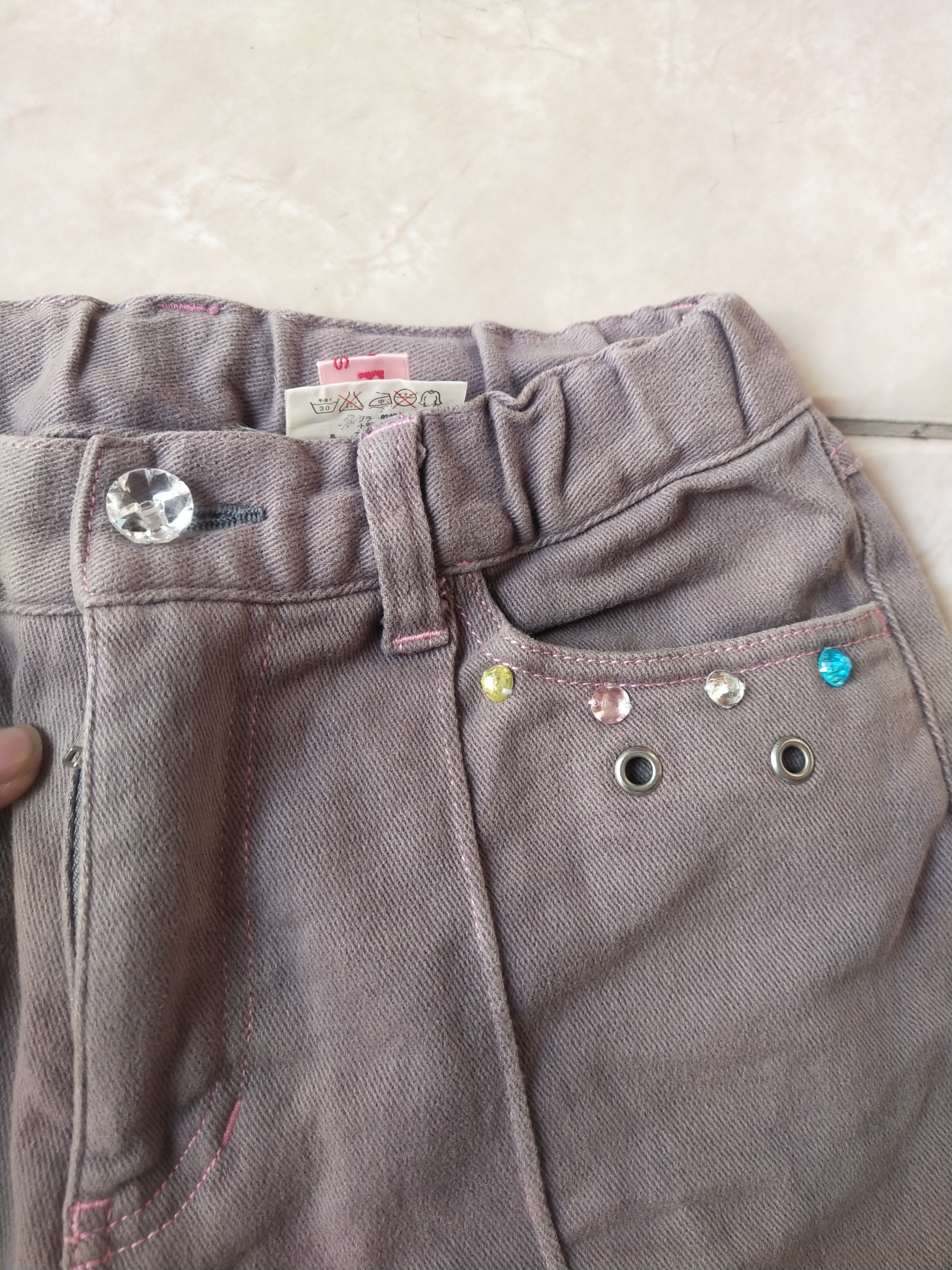 Angel Blue Mezzo Piano Woman Long Pants Size 22" - 3 Thumbnail