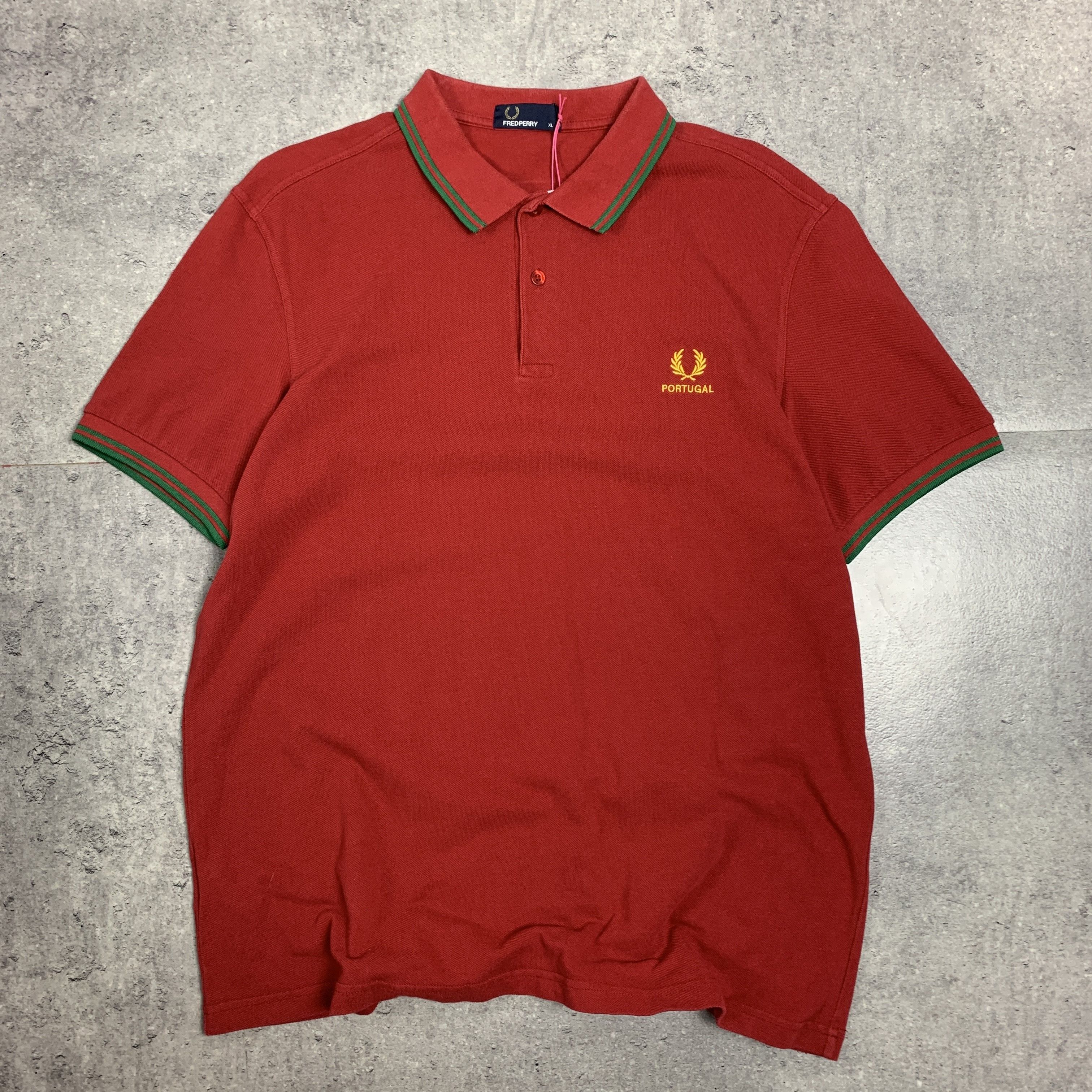 Fred Perry Fred Perry Portugal red polo - XL Size US XL / EU 56 / 4 - 1 Thumbnail