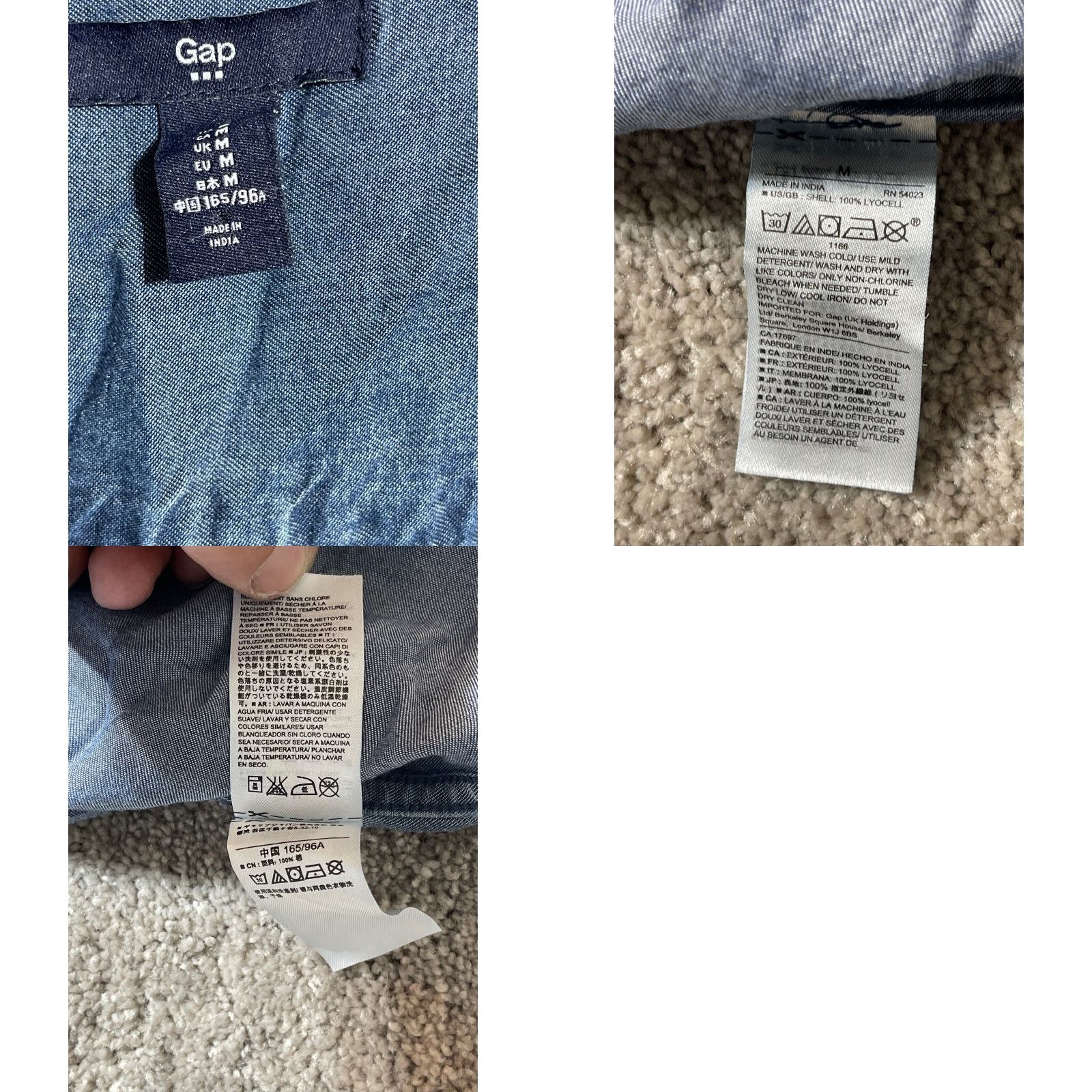 Gap **Gap Denim Popover Dress Blue Womens Long Sleeve** User: Gap Denim Popover Dress Blue Womens Long Sleeve Size M / US 6-8 / IT 42-44 - 8 Thumbnail