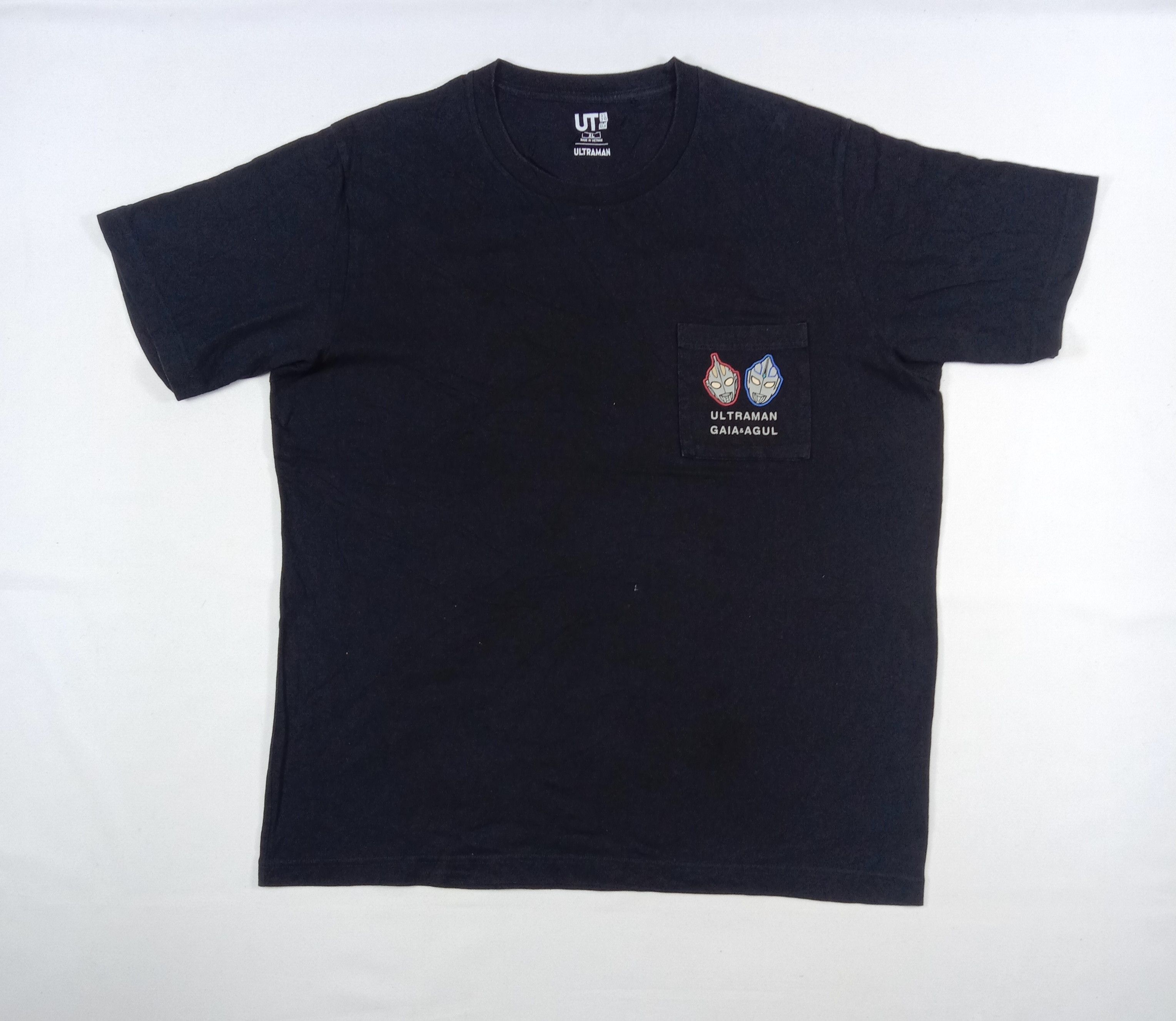 Uniqlo Uniqlo x Ultraman Gaia & Agul Single Pocket T Shirt Size US XL / EU 56 / 4 - 1 Thumbnail