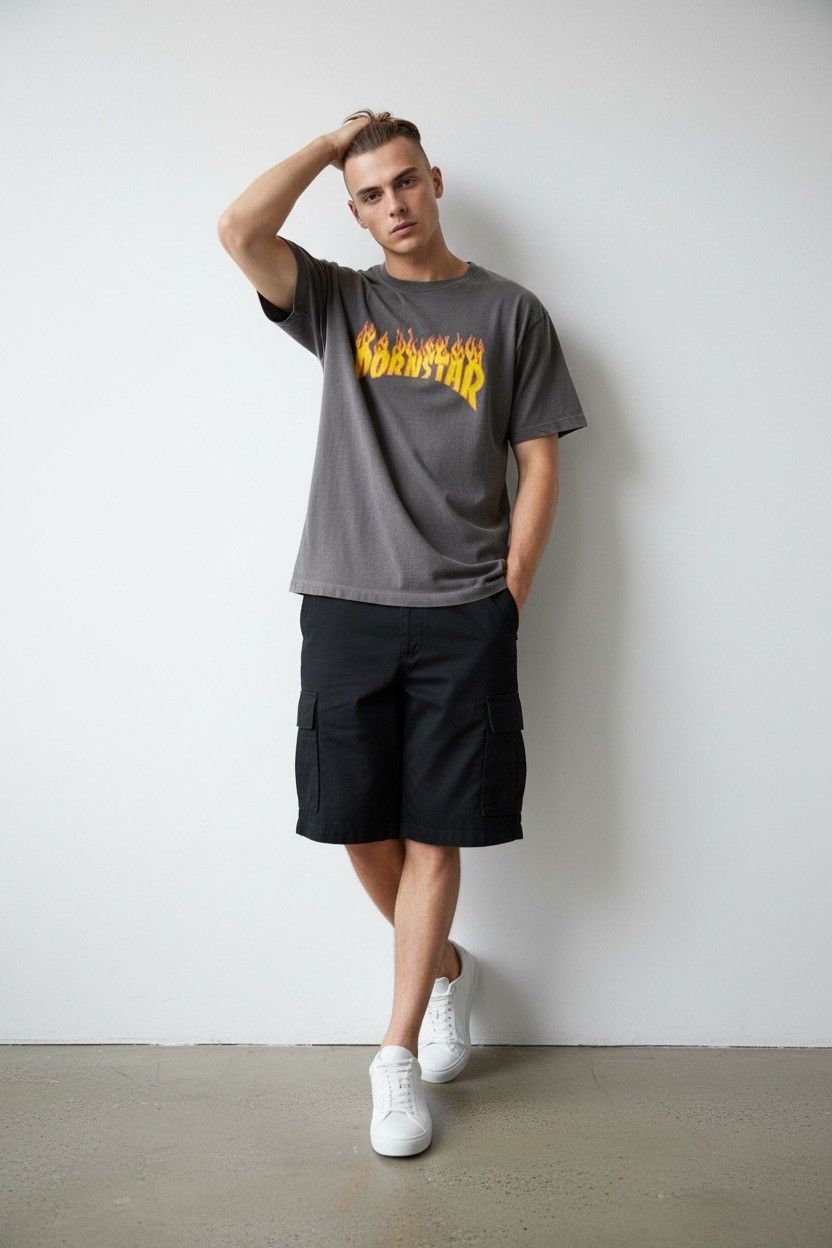 Thrasher Vintage 90’s Pornstar + Thrasher Tshirt (172) Size US M / EU 48-50 / 2 - 1 Thumbnail