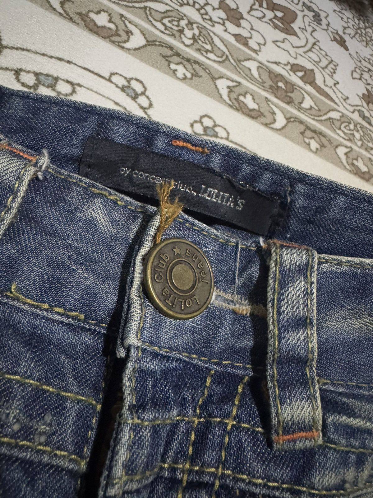 Hysteric Glamour × If Six Was Nine × Le Grande Bleu (L.G.B.) 🔥 Super Flare Lolita Mudmax Jeans Bootcut Size US 28 / EU 44 - 5 Thumbnail