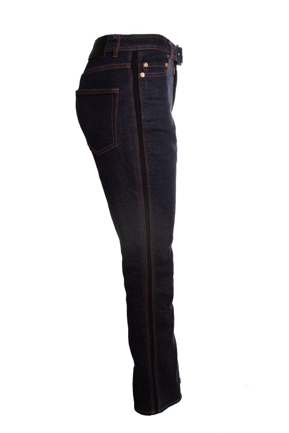Erdem Erdem, dark blue vina jeans with belt Size 27" / US 4 / IT 40 - 4 Thumbnail
