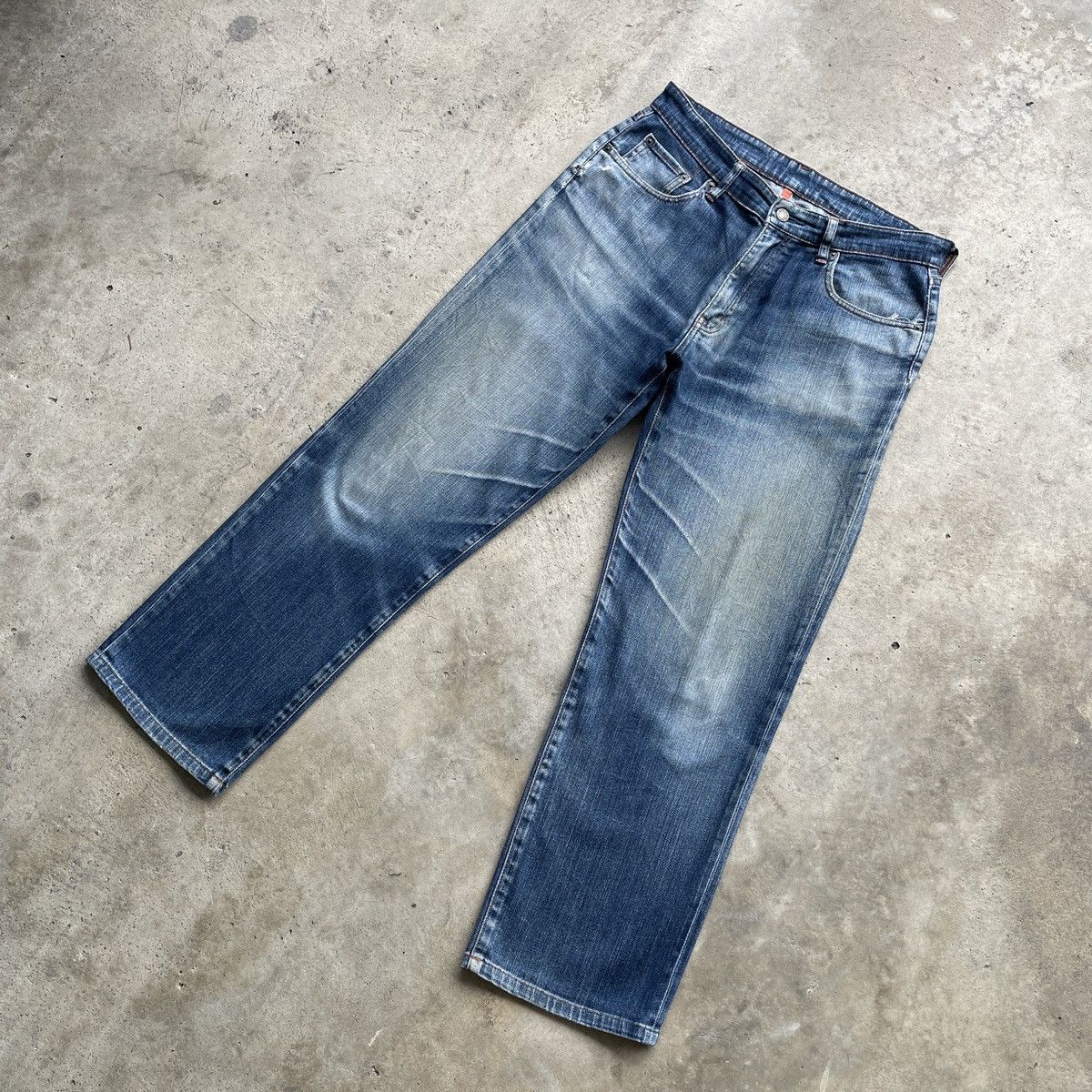 Japanese Brand W32💥 Vintage JAPANESE Rusty Baggy Denim Jeans Pants Size US 32 / EU 48 - 2 Thumbnail