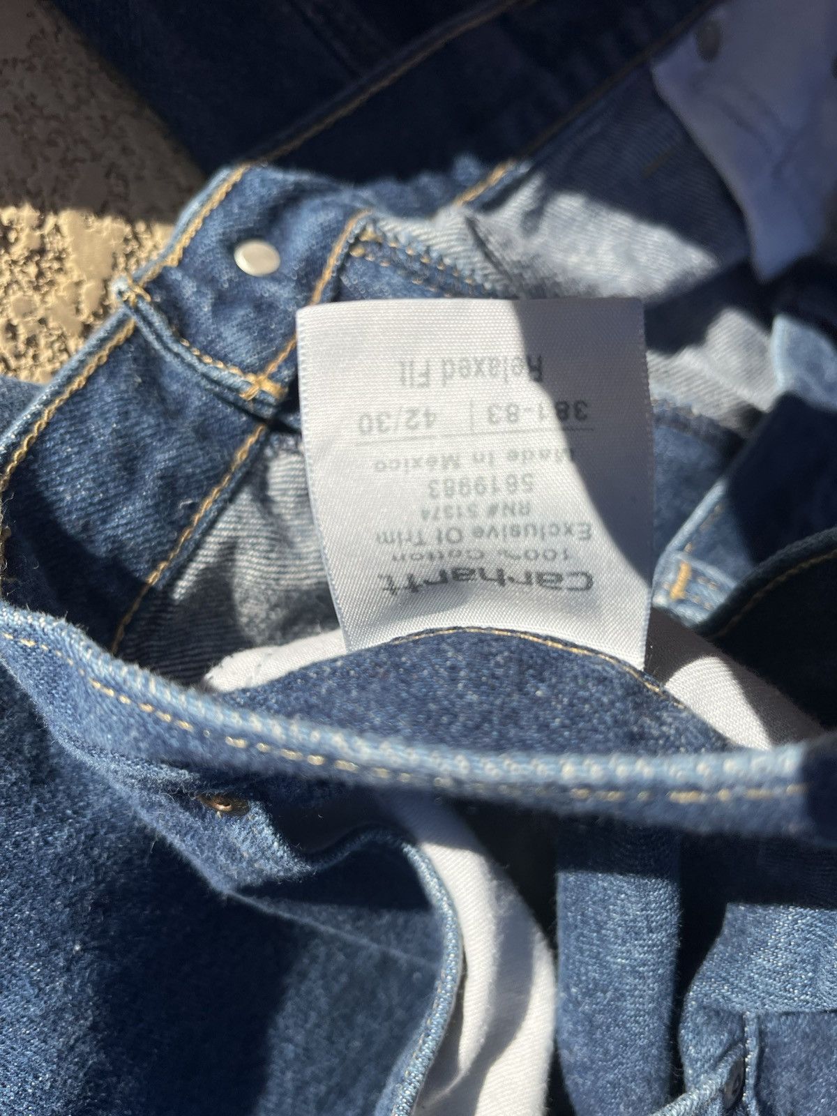 Carhartt × Vintage Cathartic Baggy Vintage Jeans 42x30 Size US 42 / EU 58 - 7 Thumbnail