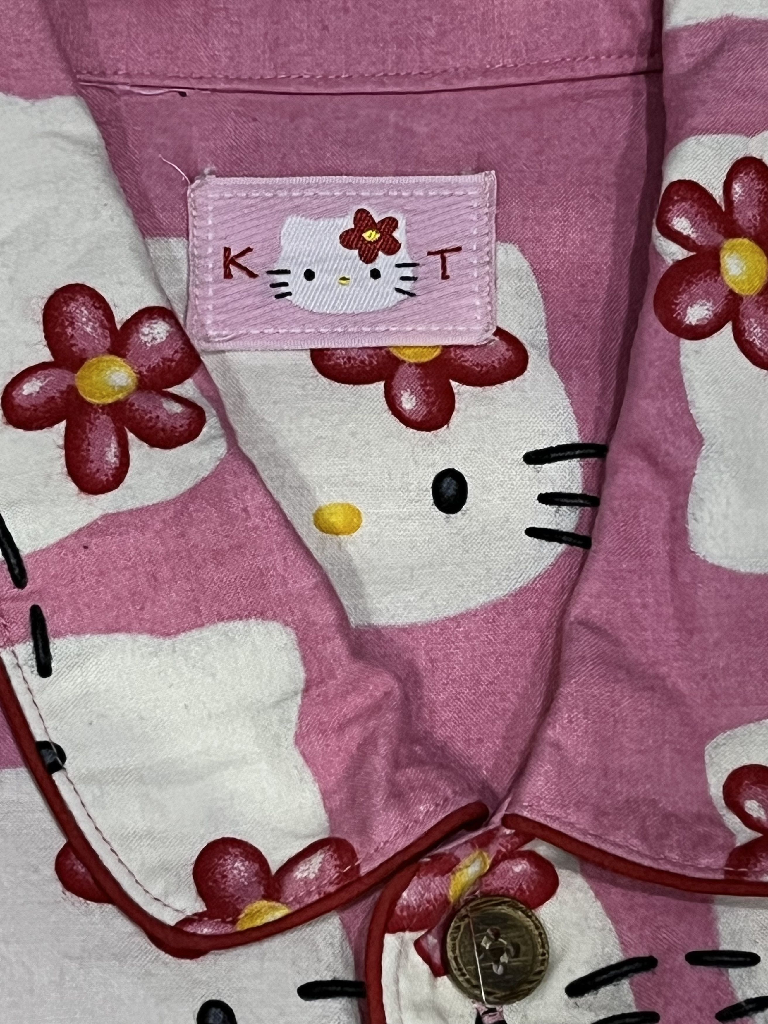 Cartoon Network Hype🔥Vtg 80s Hello Kitty Japan Full Print Pajama Shirt M Size US M / EU 48-50 / 2 - 5 Thumbnail