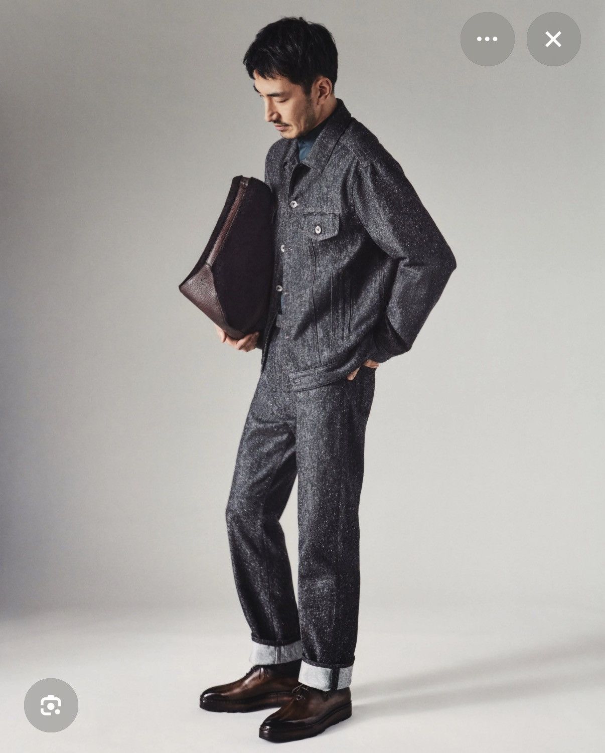 Berluti Berluti silk denim with suede collar IT48 Size US M / EU 48-50 / 2 - 14 Thumbnail