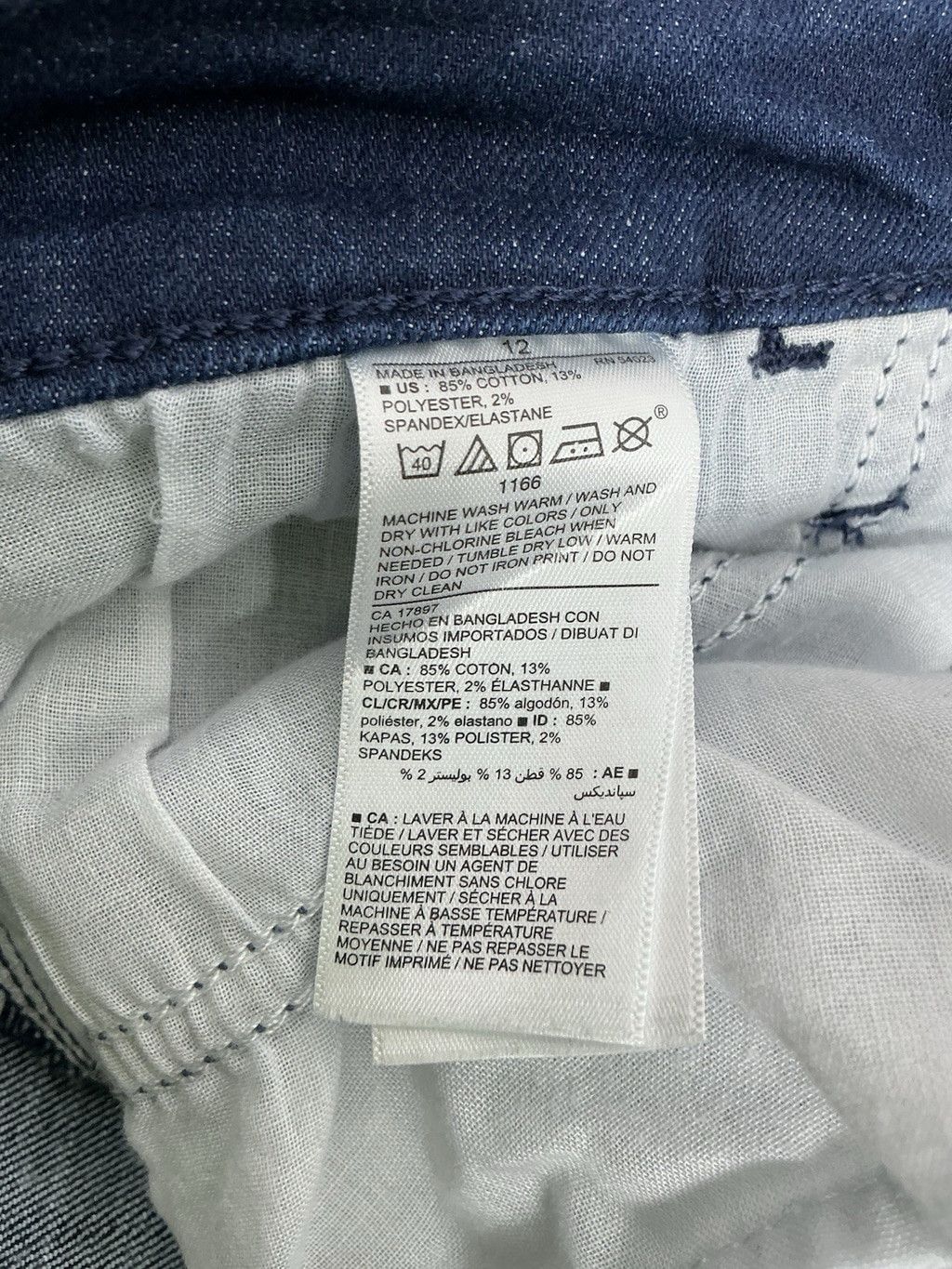 Old Navy Womans Excellent Old Navy Super Skinny Ankle Blue Jeans 12 Size 34" / US 12 / IT 48 - 4 Thumbnail