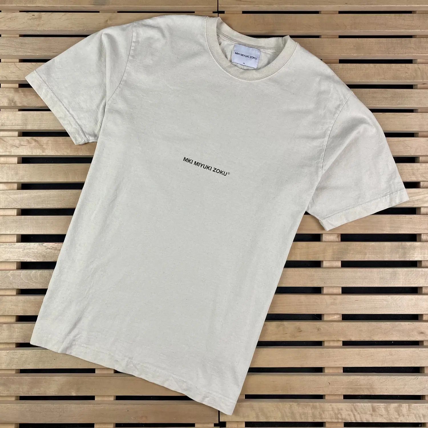 Japanese Brand Mens T-Shirt Mki Miyuki Zoku Center Logo Size XL Size US XL / EU 56 / 4 - 1 Thumbnail