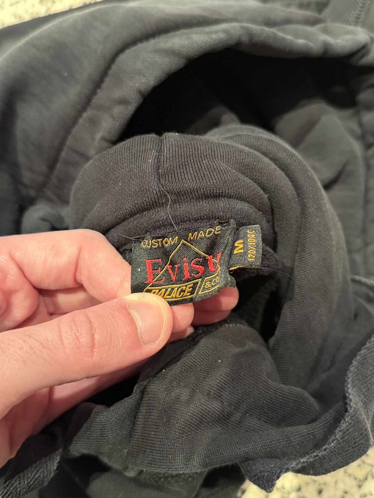 Evisu × Palace Palace x Evisu black Hoodie Size US M / EU 48-50 / 2 - 3 Thumbnail