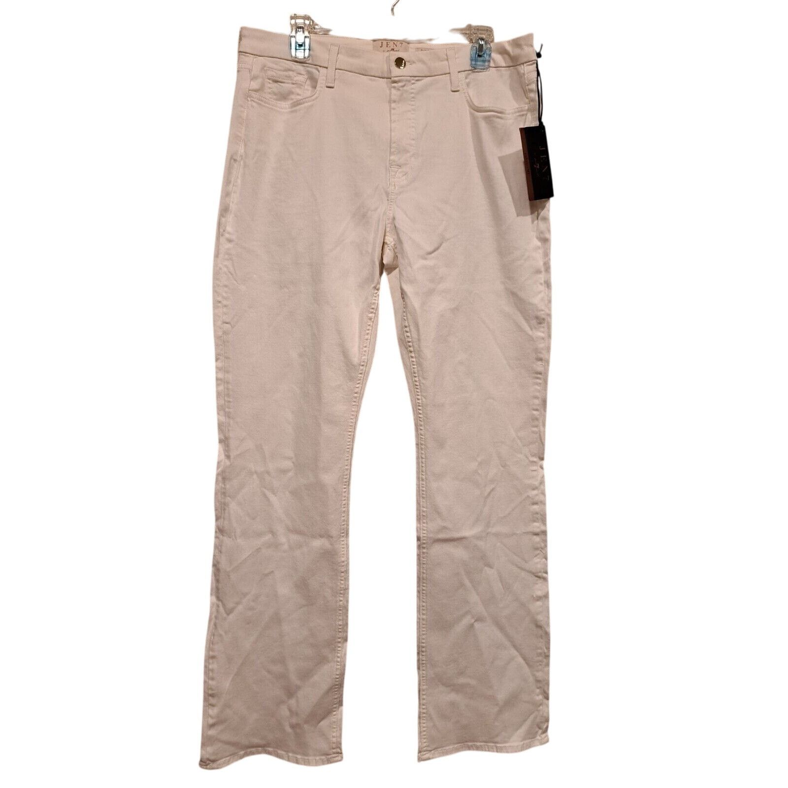 7 For All Mankind 7 For All Mankind Jen 7 Slim Bootcut Jeans White size 12 Size 34" / US 12 / IT 48 - 1 Thumbnail