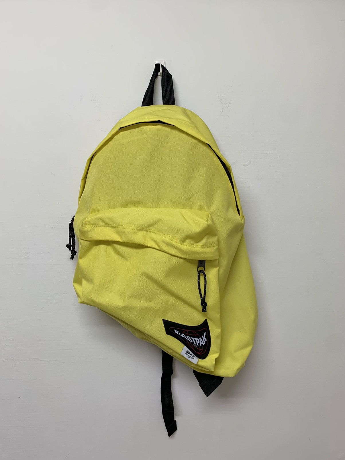 image of Margiela X Eastpak Dripping Backpack in Yellow, Men's
