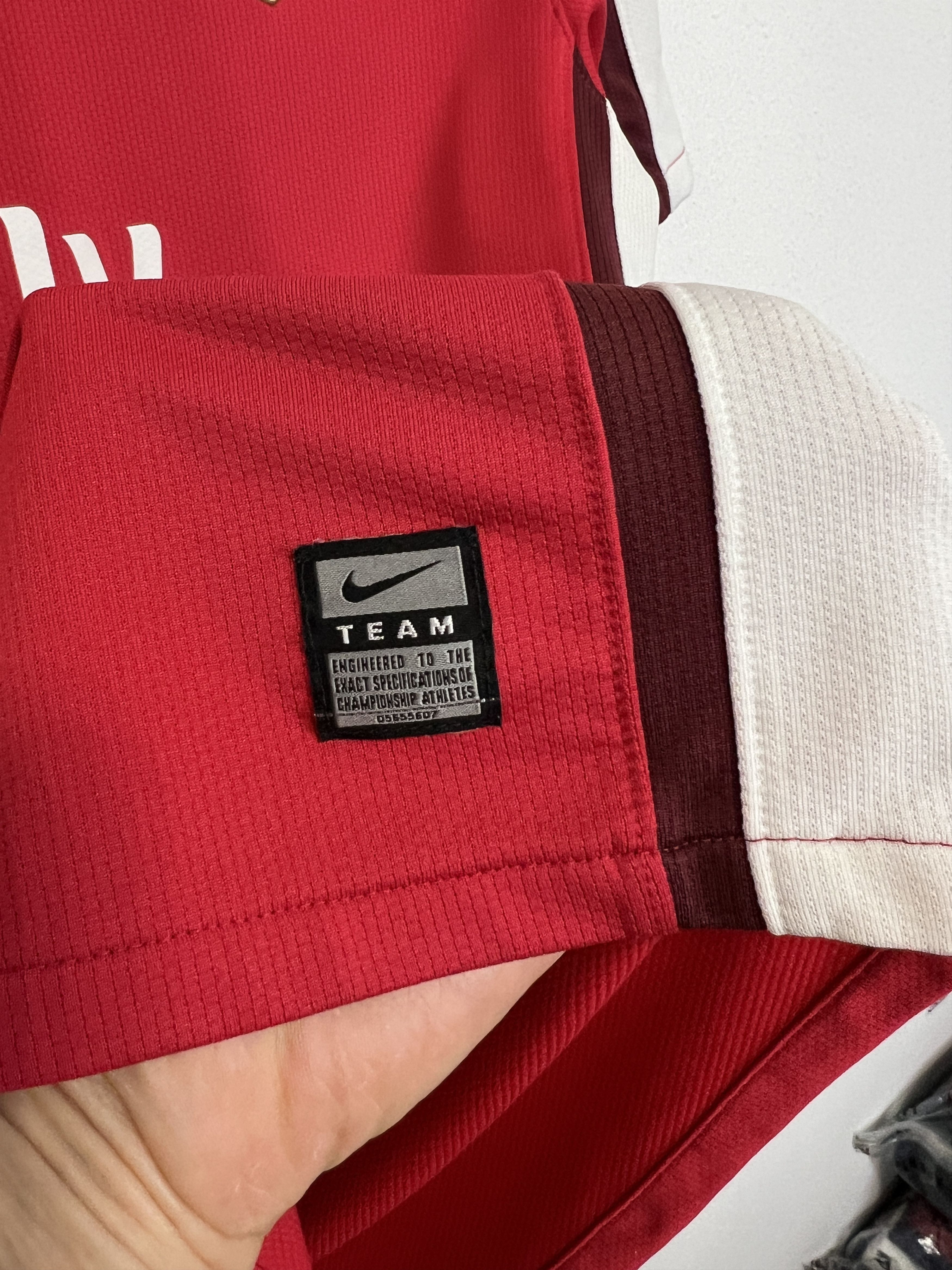 Nike Arsenal Home football shirt 2008 Soccer #4 Fabregas Jersey Size US S / EU 44-46 / 1 - 4 Thumbnail
