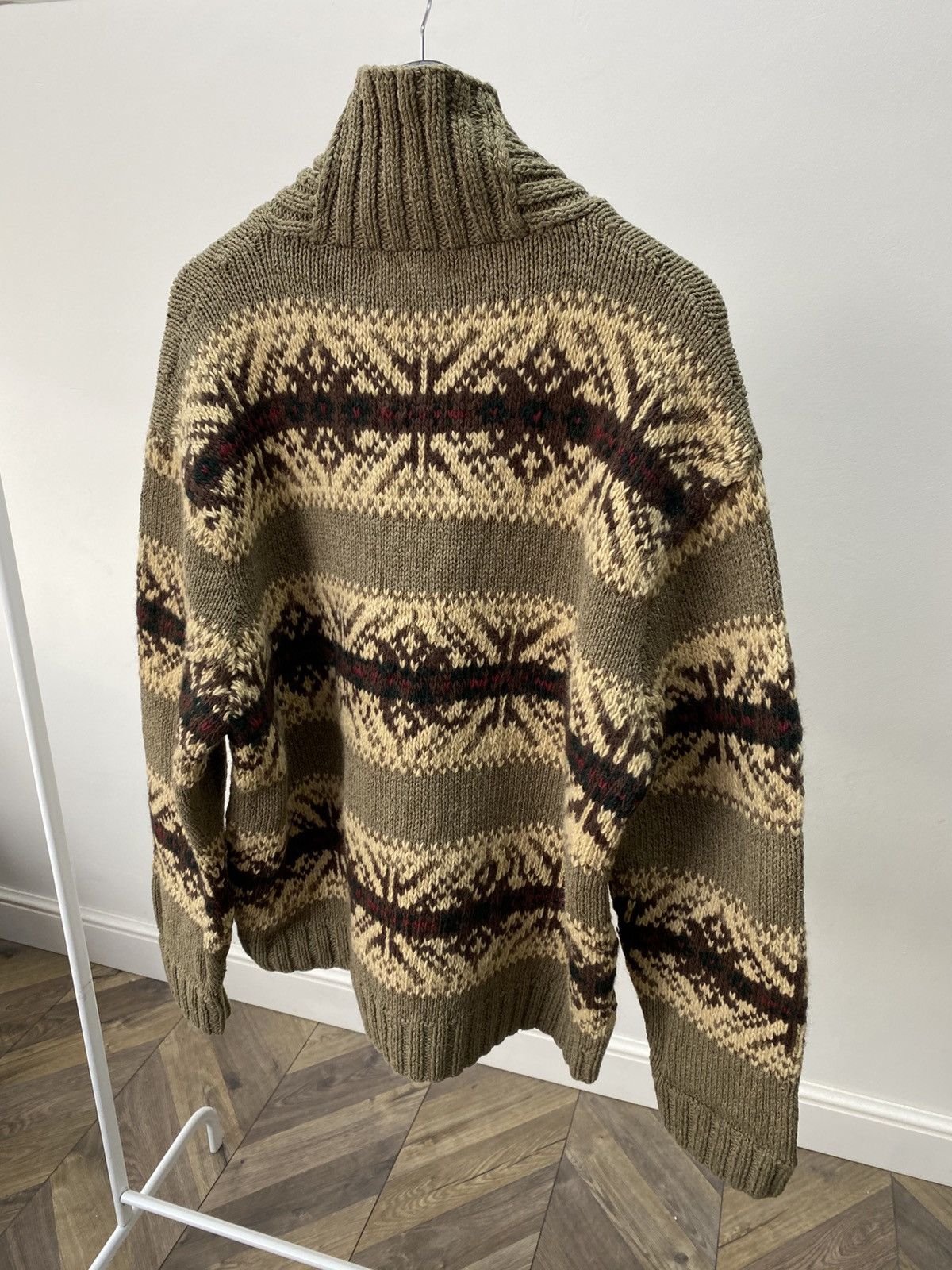 Polo Ralph Lauren Vintage Polo Ralph Lauren Hand Knit Wool Blend Sweater Size US XXL / EU 58 / 5 - 10 Thumbnail