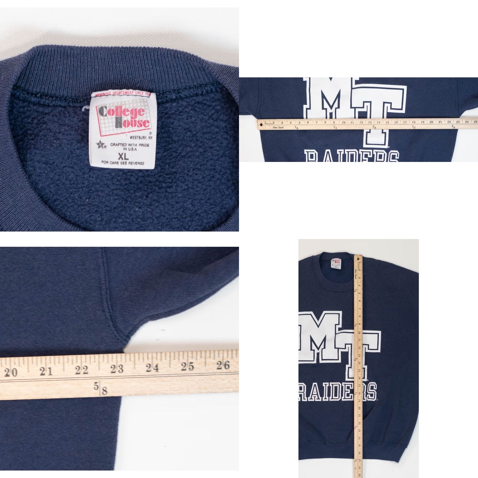 Vintage VINTAGE Middle Tennessee State University Raiders Hoodie Mens XL 80s Spell Out Size US XL / EU 56 / 4 - 8 Thumbnail