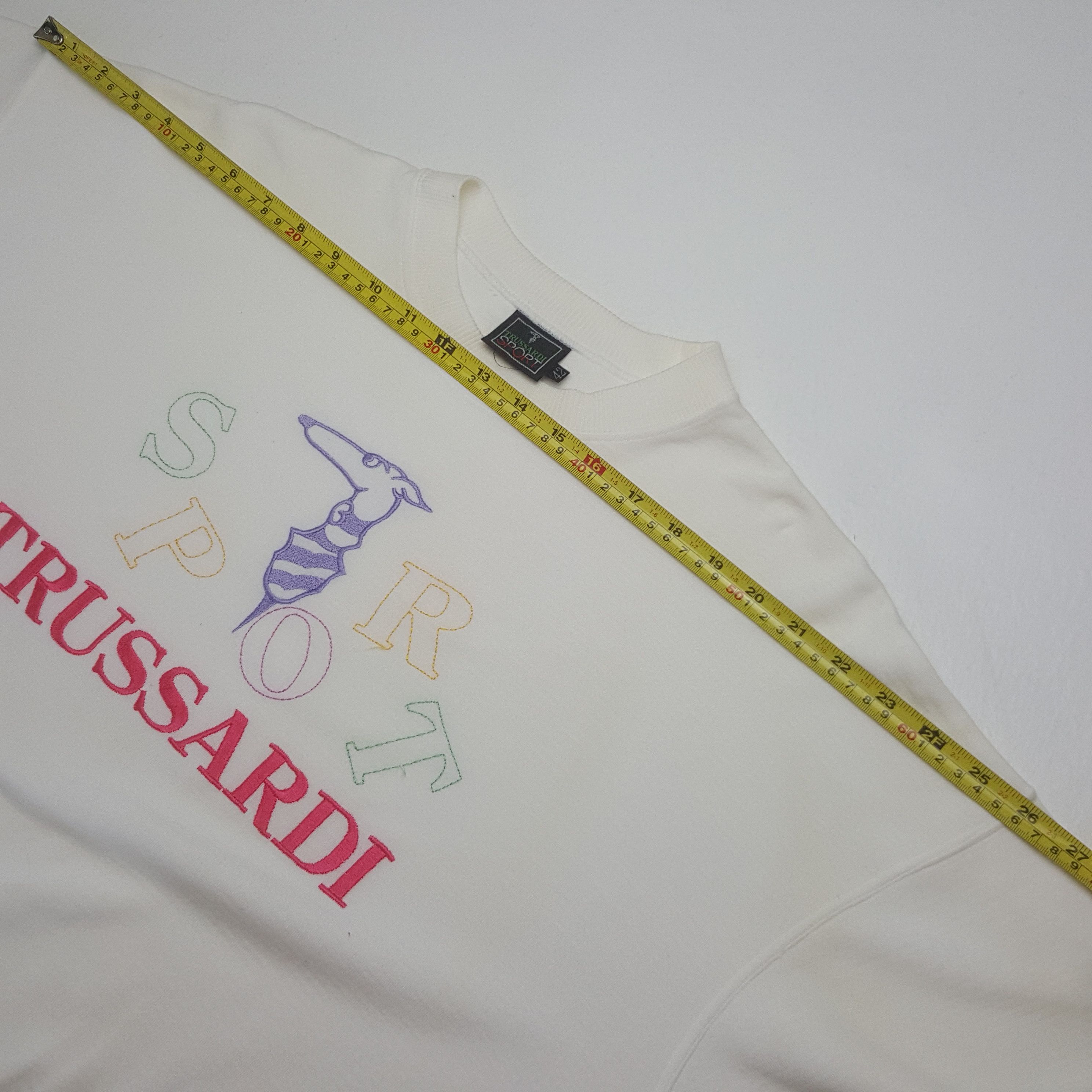 Trussardi Vintage Trussardi Sport Embroidery Sweatshirt C308N20 Size US M / EU 48-50 / 2 - 5 Thumbnail