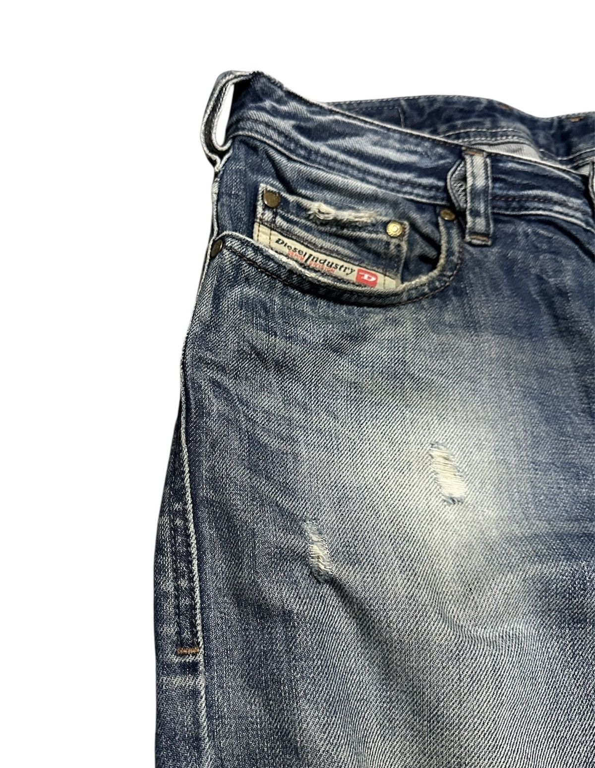 Diesel Vintage Diesel Industry Flare Bell Bottom Bootcut Jeans Size US 30 / EU 46 - 5 Thumbnail