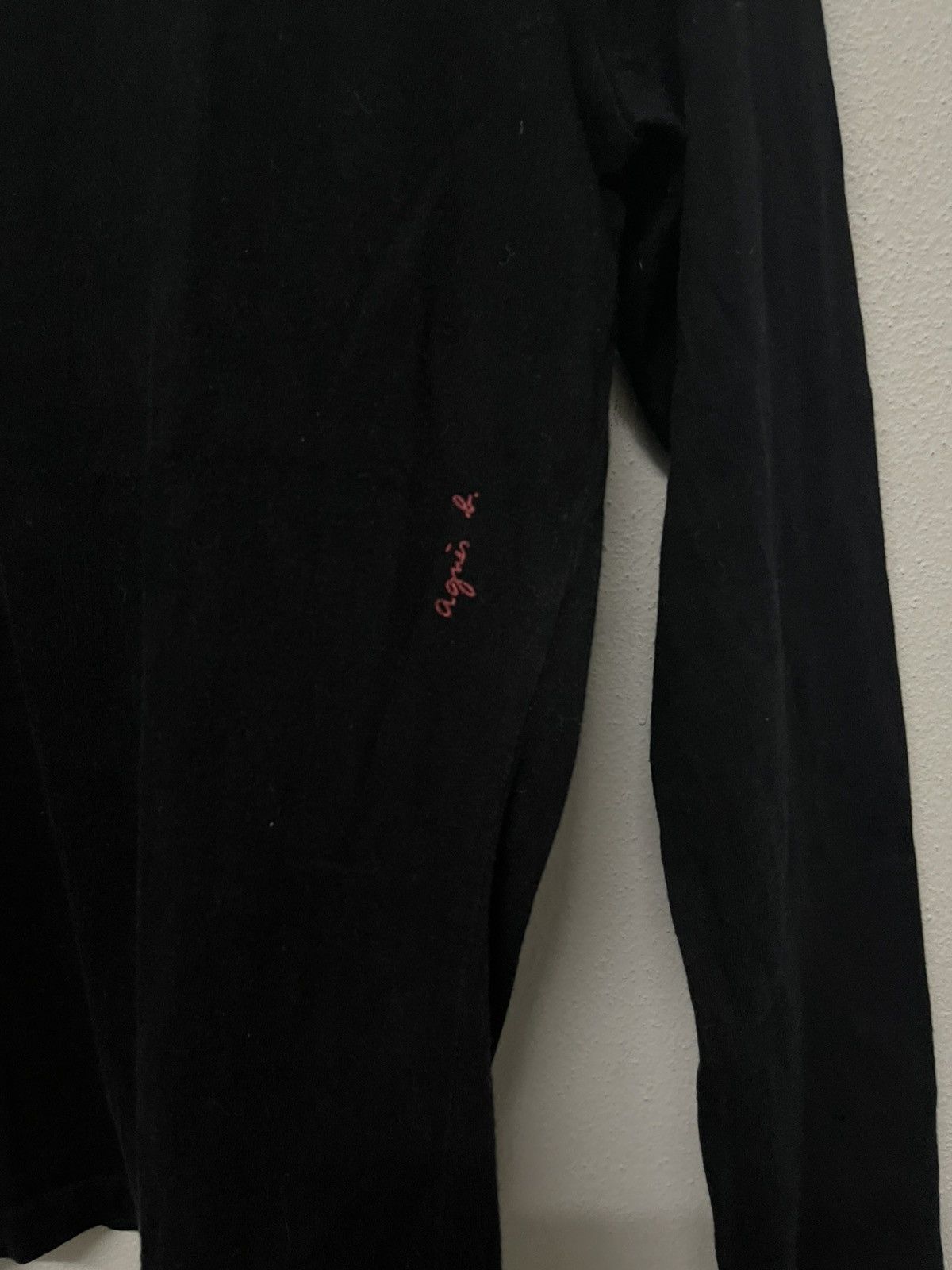 Designer × Vintage × agnes b. 90s AGNES B LONG SLEEVE TSHIRT SPELL OUT MADE IN PORTUGAL Size M / US 6-8 / IT 42-44 - 6 Thumbnail