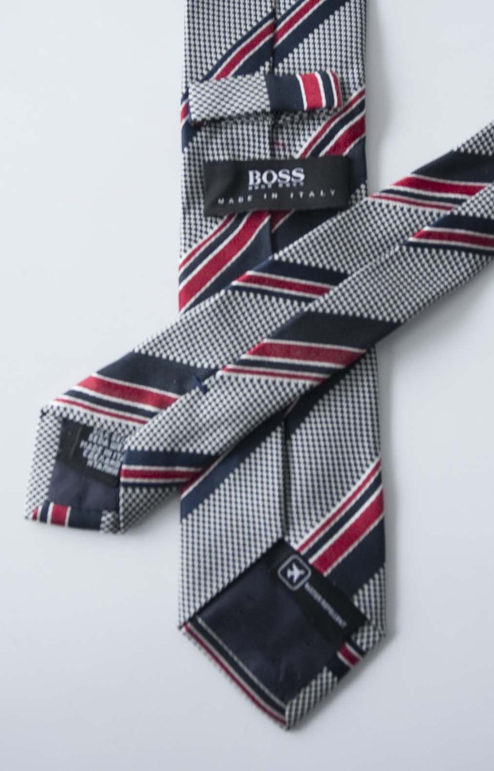 Hugo Boss Hugo Boss Tie Slim 100% Silk Made in Italy Water Repellent Size ONE SIZE - 3 Thumbnail