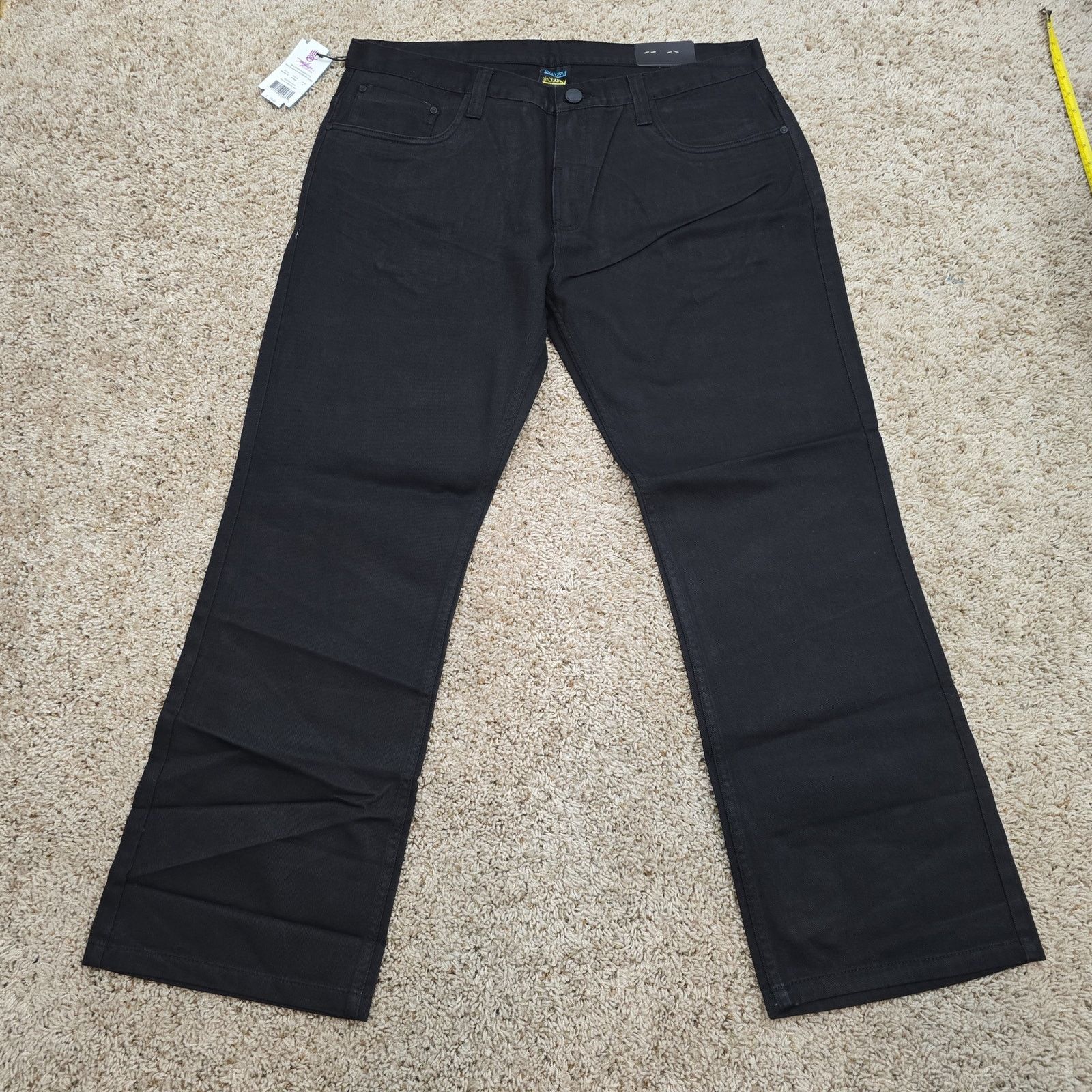 Vintage NOS DS Vintage Y2K Miskeen Baggy Block Denim Jeans 42x33 Size US 42 / EU 58 - 4 Thumbnail