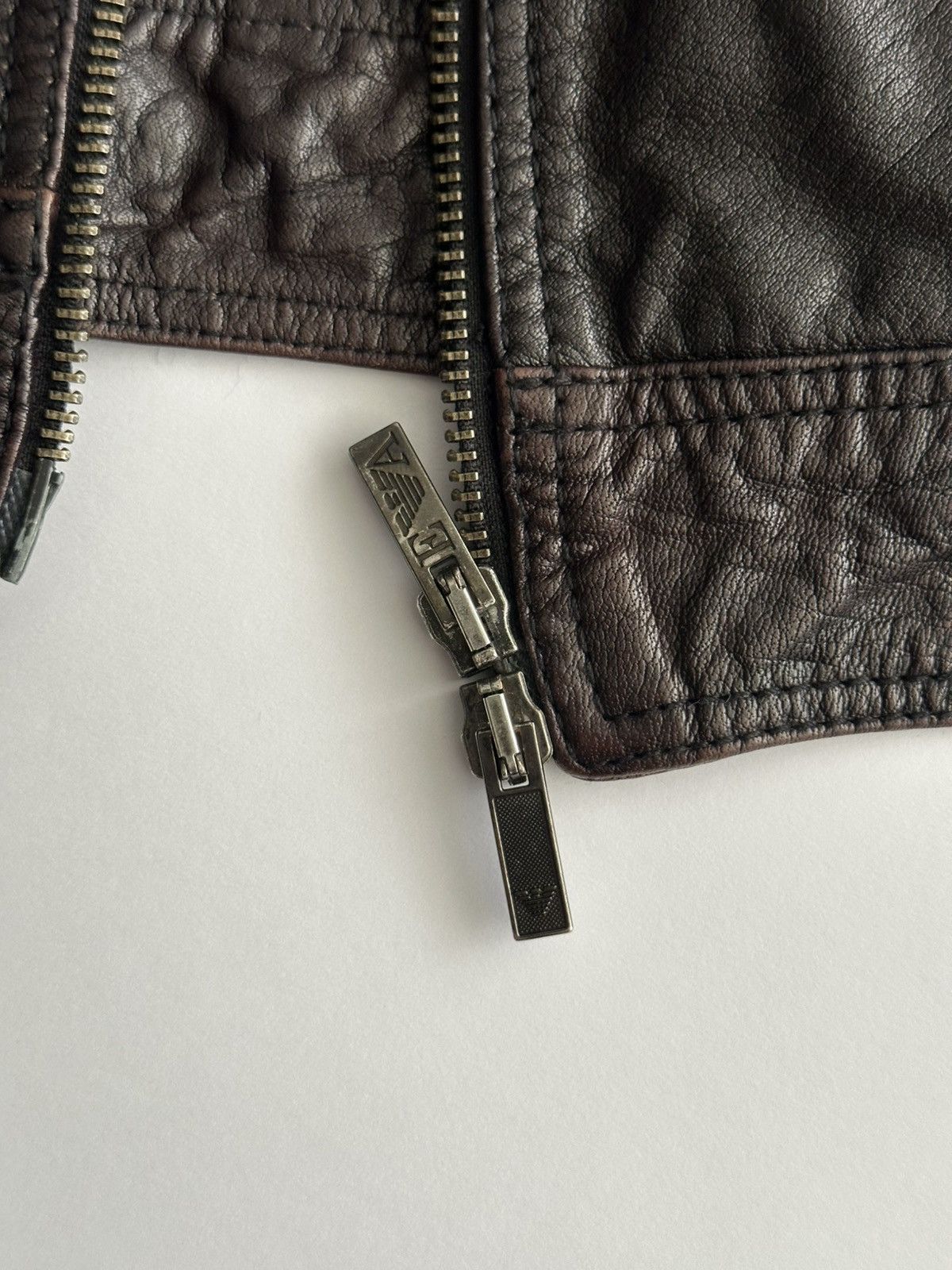 Emporio Armani Emporio Armani 2000’s Leather Jacket Size US L / EU 52-54 / 3 - 6 Thumbnail