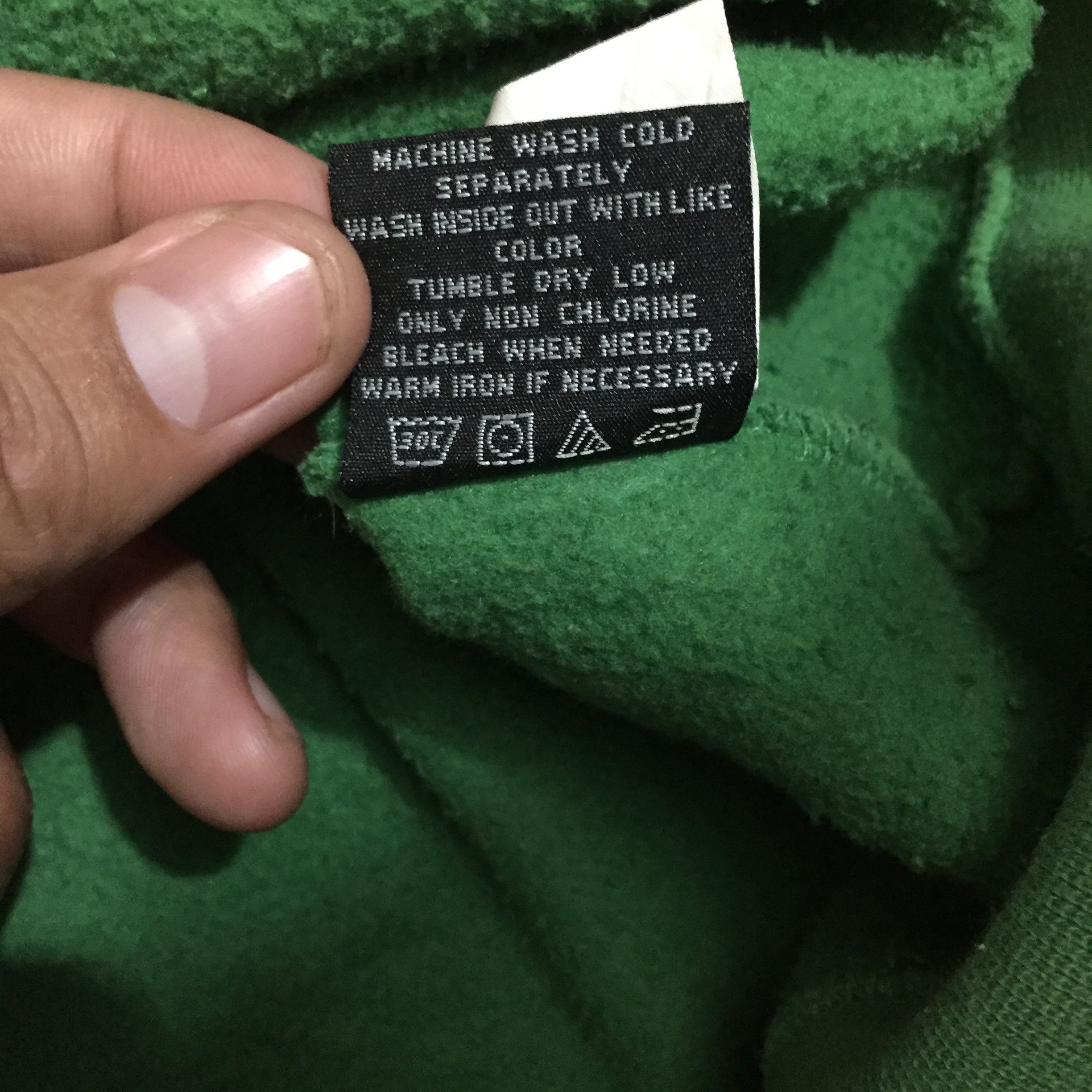DC DC Shoes Logo Hoodie Green Size US XL / EU 56 / 4 - 8 Thumbnail