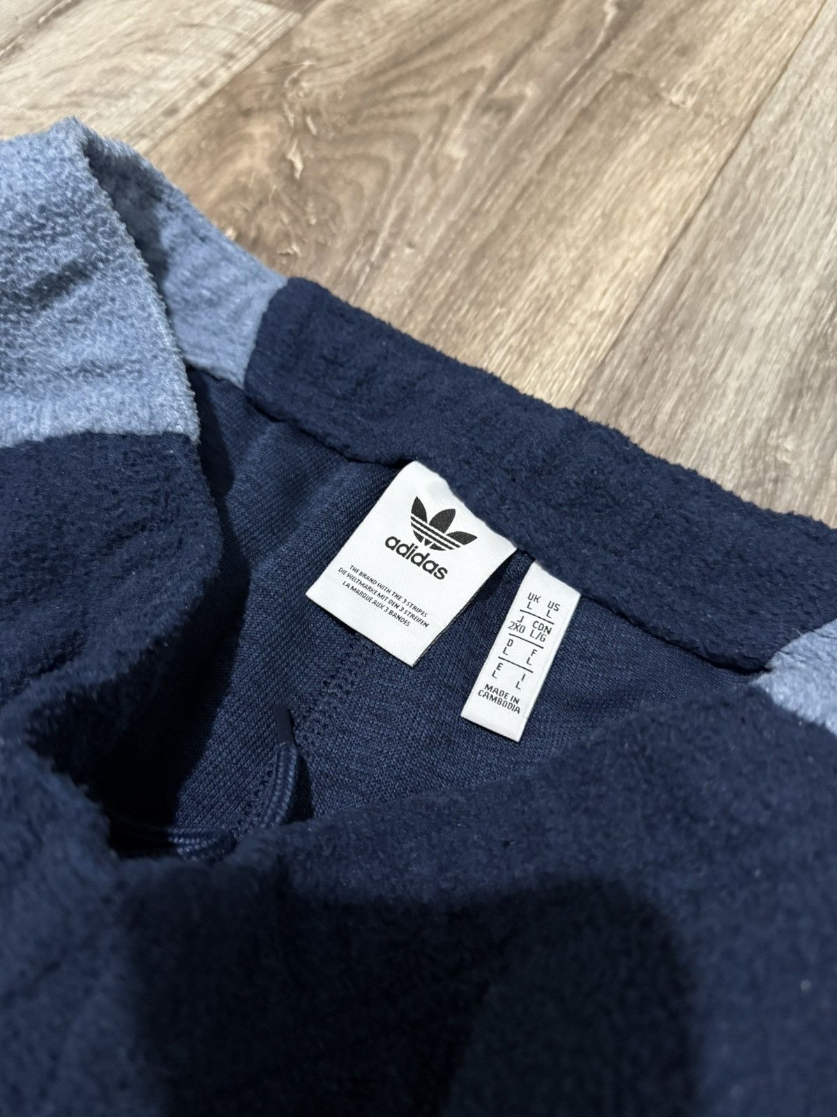 Adidas ADIDAS FLEECE SWEATPANTS MEN’S NAVY BLUE RARE Y2K PANTALONE Size US 35 - 9 Thumbnail