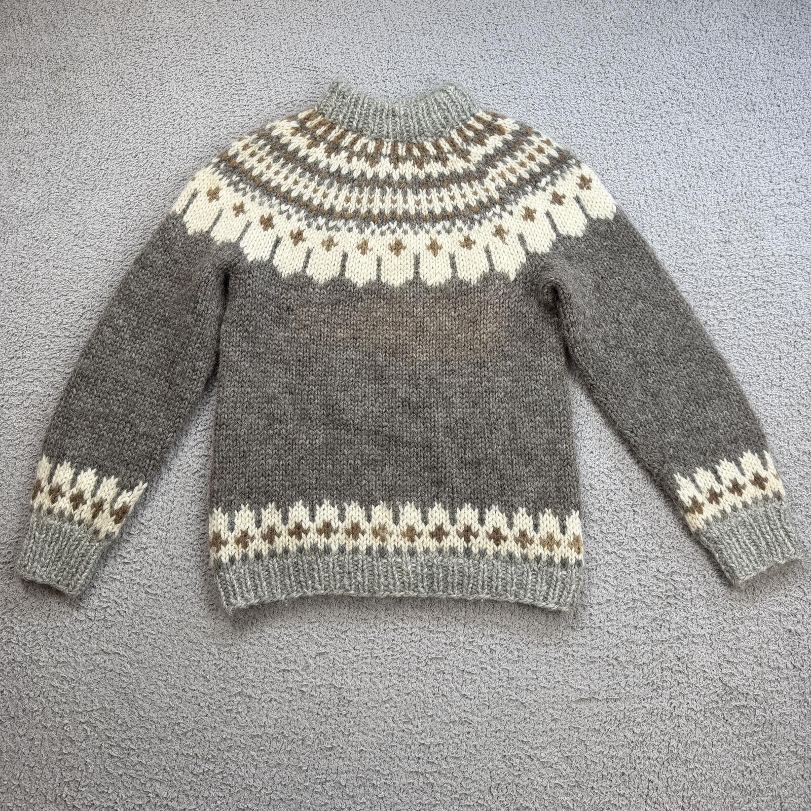 Other Vintage Icelandic Wool Sweater Nordic Fair Isle Iceland Knit Size XS / US 0-2 / IT 36-38 - 1 Thumbnail