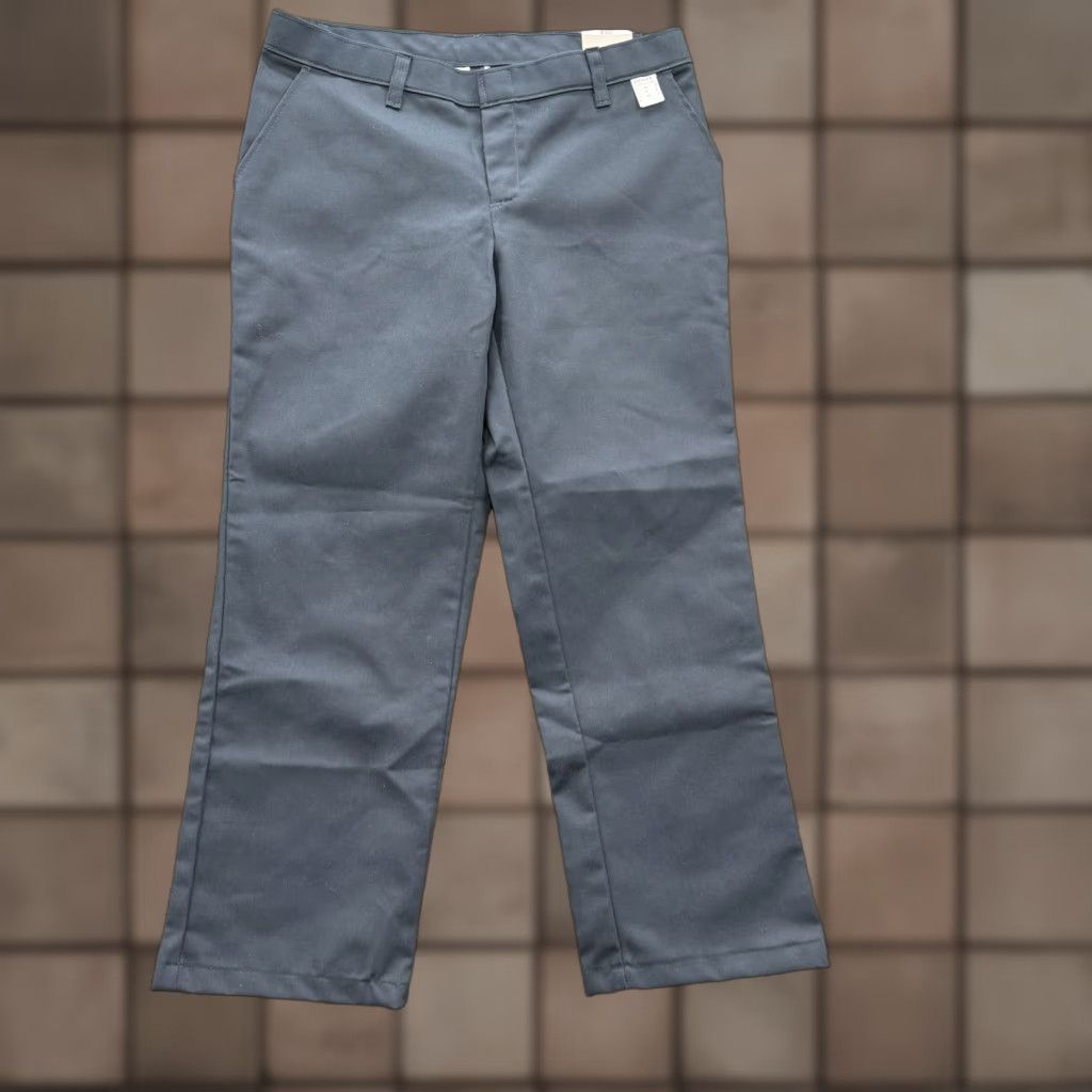 Dickies Dickies Pants Women 8/32 Blue Polyester Logo Workwear Straight Leg Size 30" / US 8 / IT 44 - 1 Thumbnail