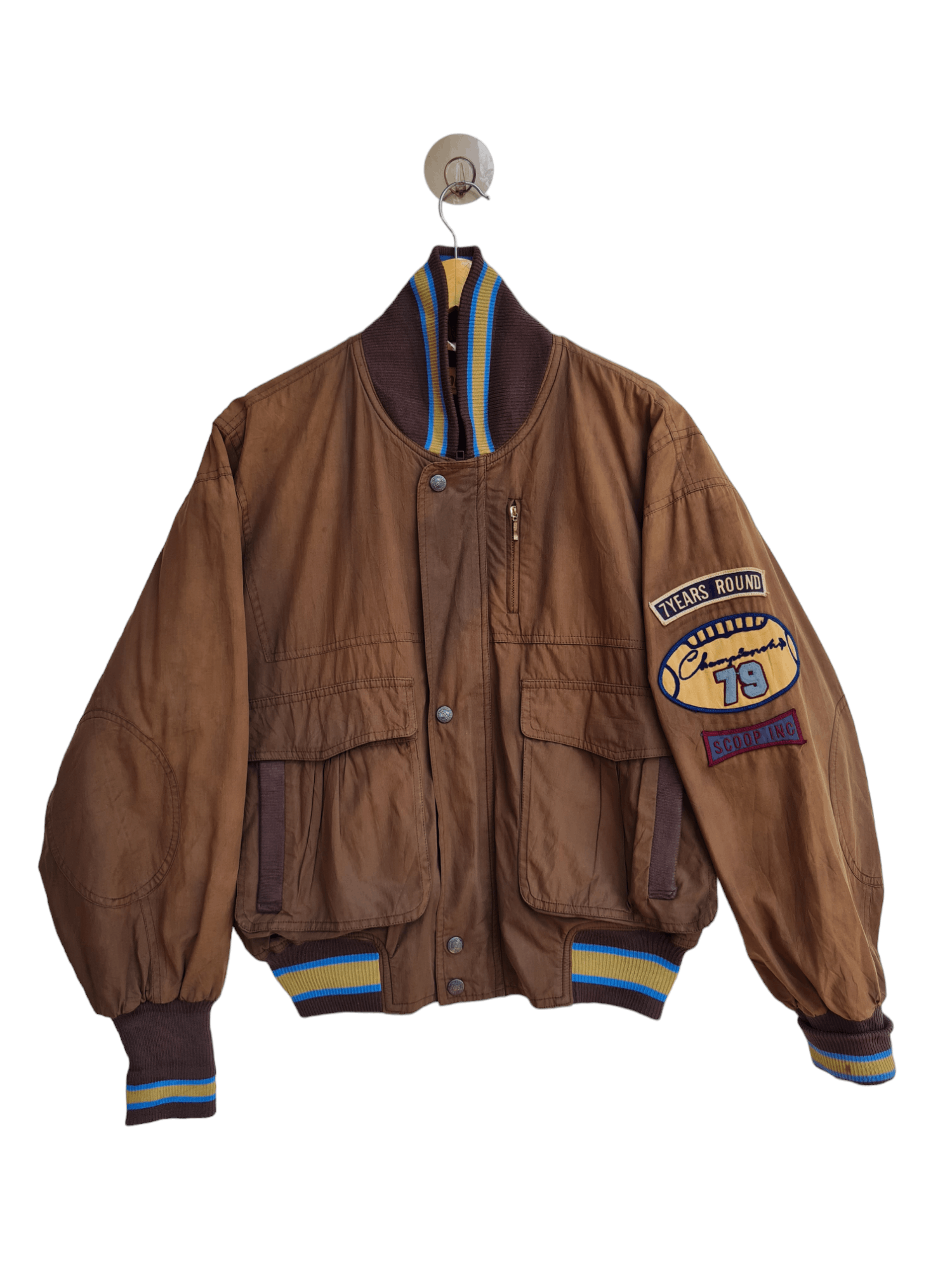 Vintage ✅️Vintage 70s Scoop Bomber Jacket Size US M / EU 48-50 / 2 - 1 Thumbnail