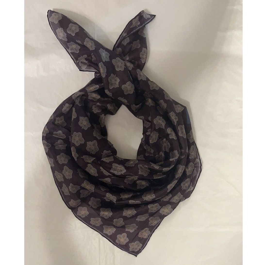 Robert Talbott ROBERT TALBOTT Fine Silk Scarf Printed in Italy Semi Sheer Size ONE SIZE - 3 Thumbnail