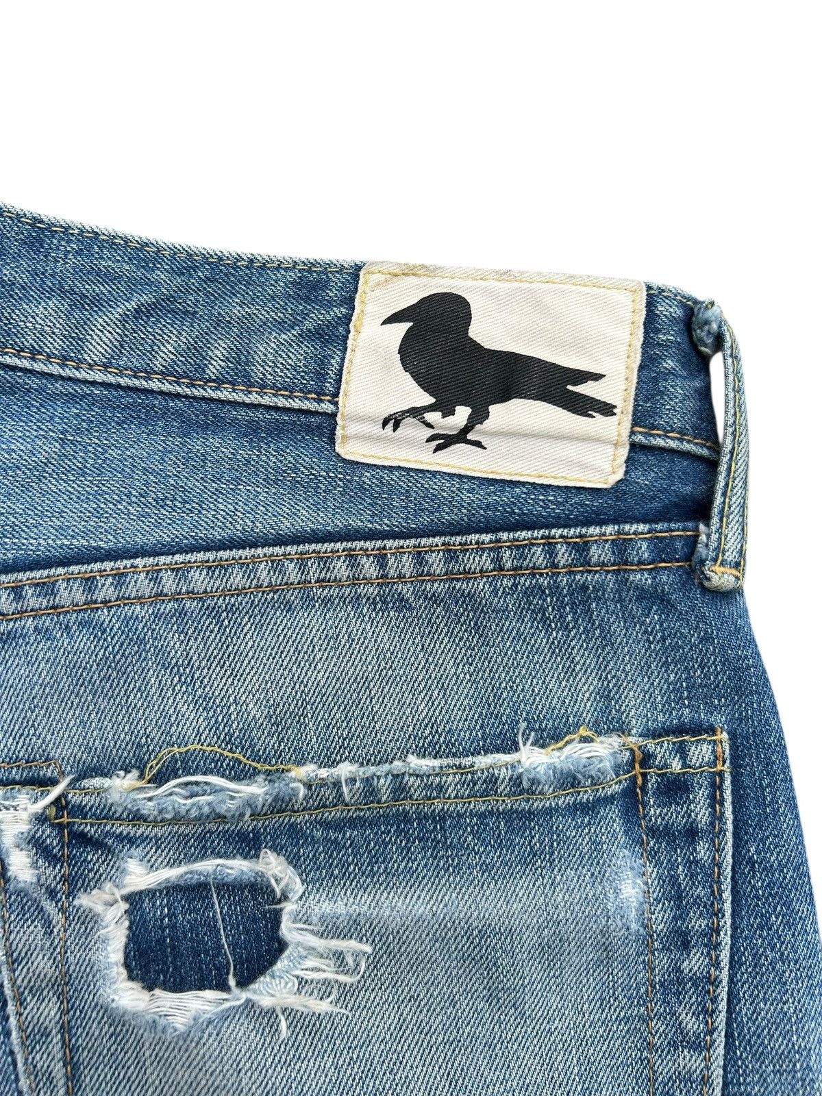 Kapital Vintage Modern Amusement Selvedge Distressed Denim Jeans Size US 32 / EU 48 - 10 Thumbnail
