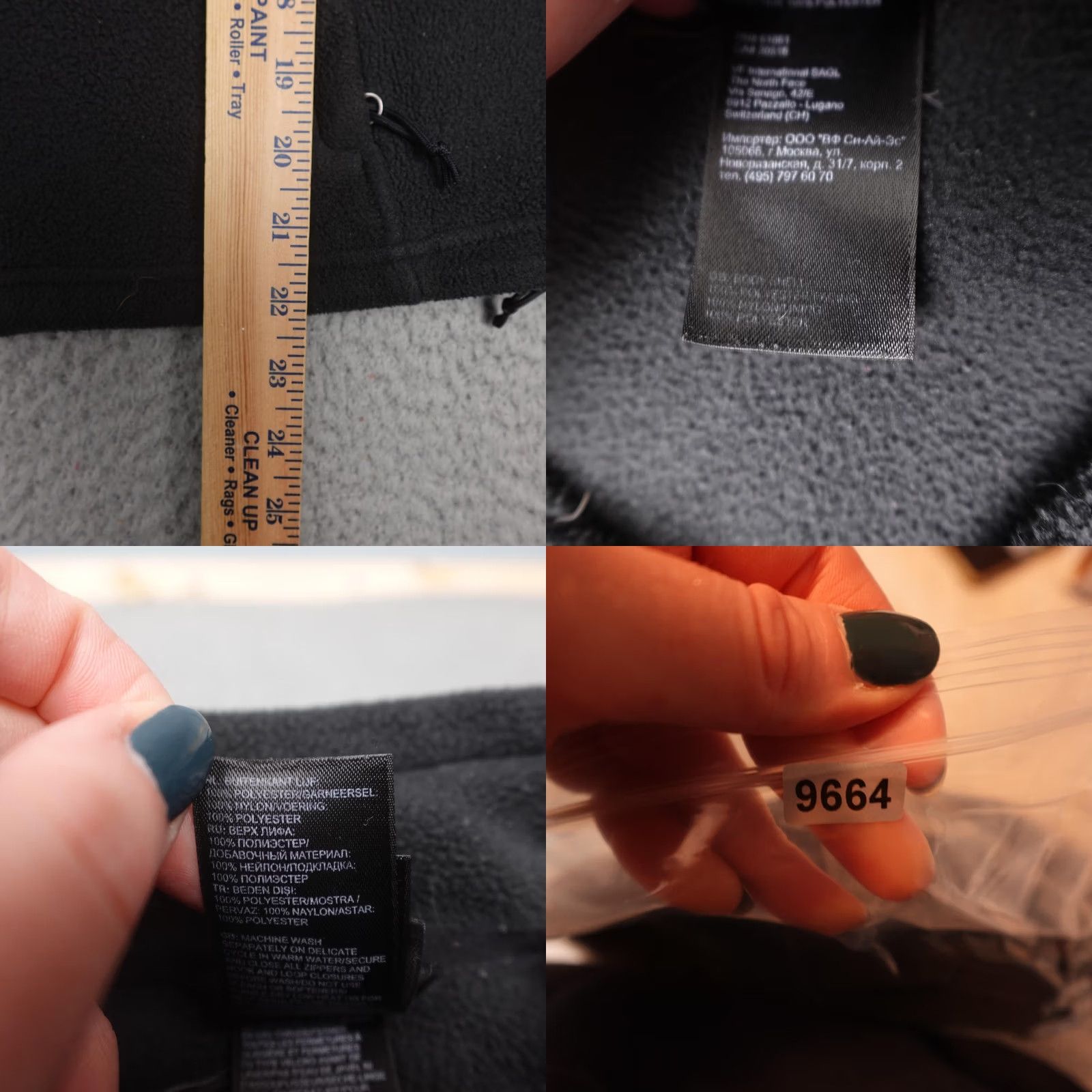 The North Face The North Face Jacket Womens XS Black Fleece Full Zip Stand Collar Outdoor Size XS / US 0-2 / IT 36-38 - 9 Thumbnail