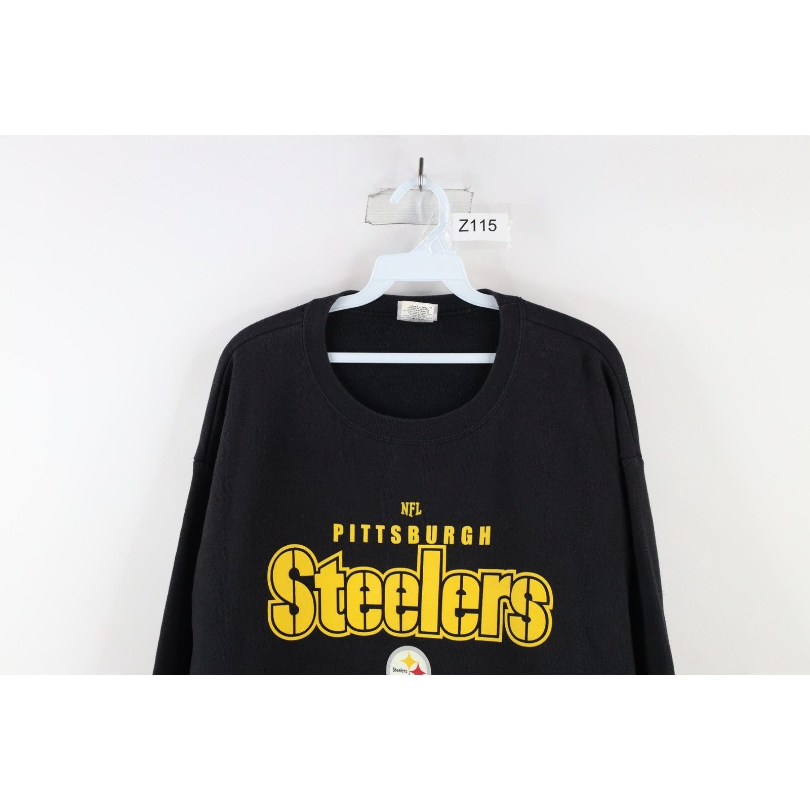 Vintage Vintage Y2K Faded Spell Out Pittsburgh Steelers Sweatshirt Size US L / EU 52-54 / 3 - 2 Thumbnail