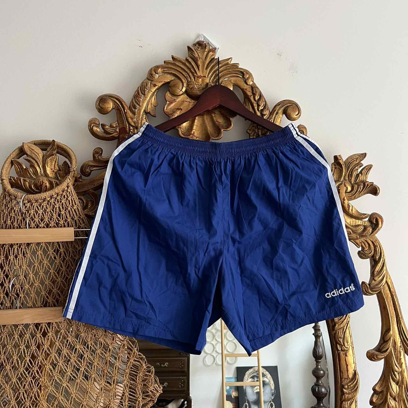 Adidas × Vintage VERY RARE ADIDAS SOCCER SHORTS COTTON Y2K 90s Size US 34 / EU 50 - 1 Thumbnail