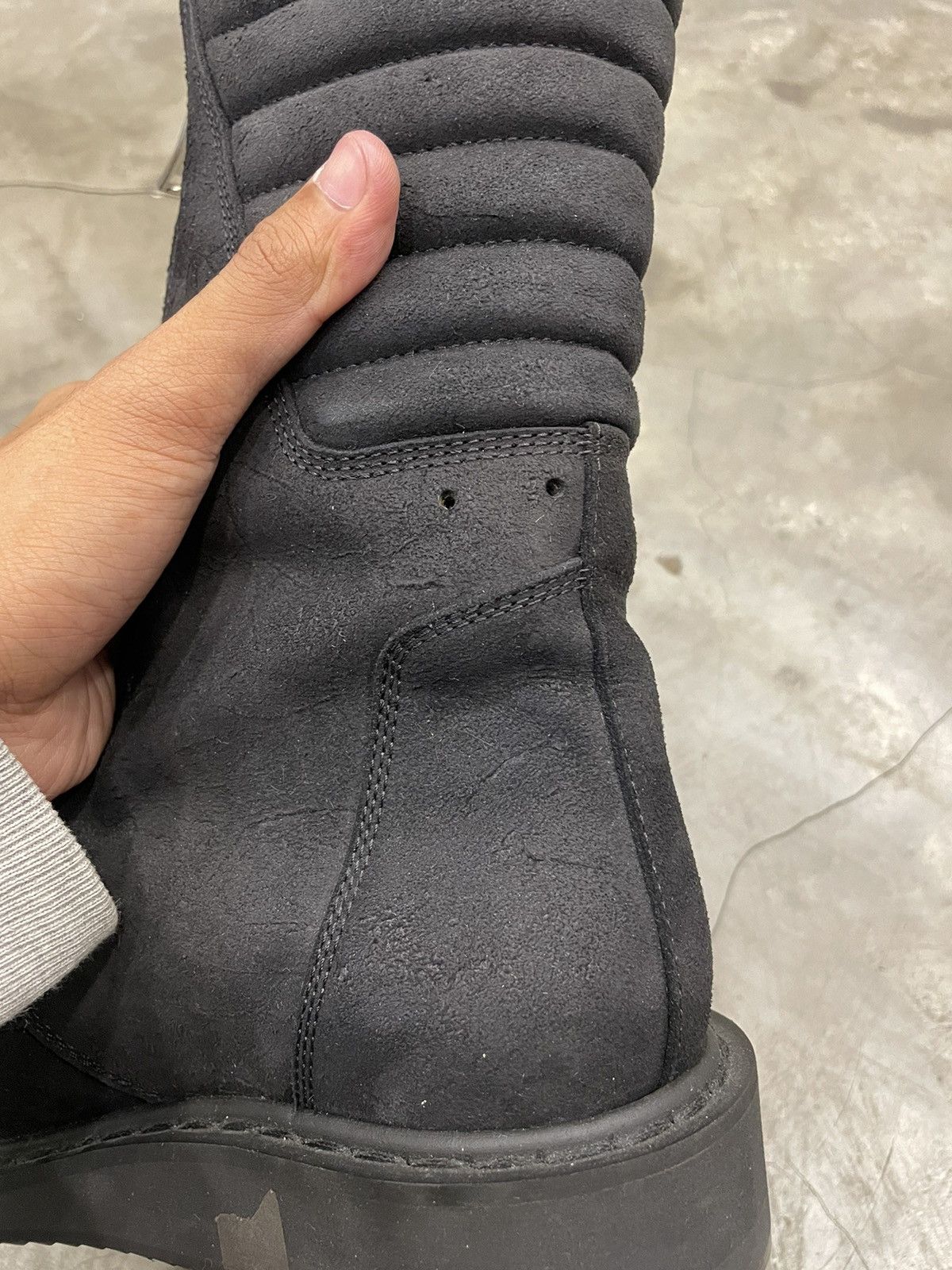 Rick Owens × Rick Owens Drkshdw Rick Owens F/W 11 Limo Blistered Mohawk Boots Size US 7 / EU 40 - 7 Thumbnail