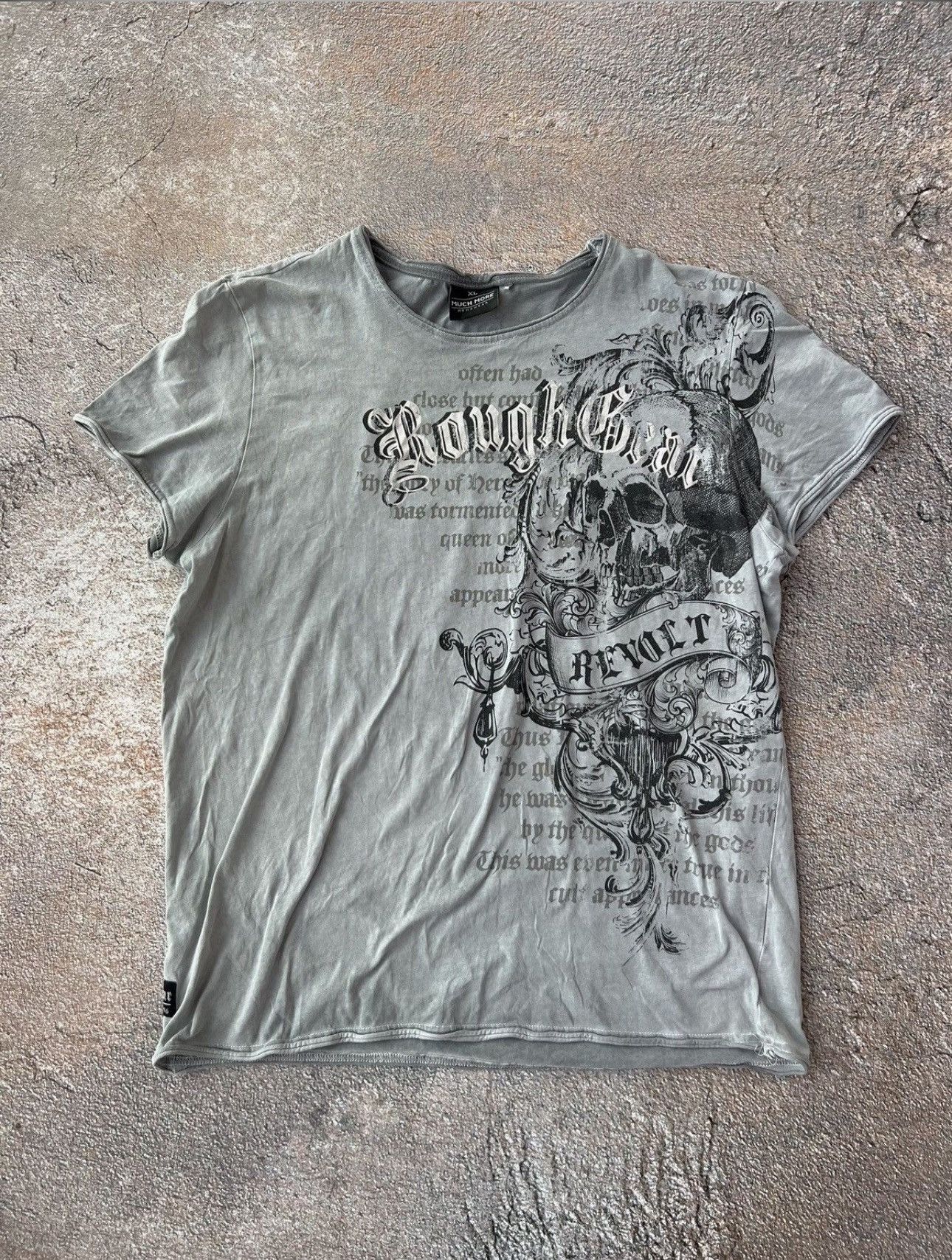 Affliction × Japanese Brand Y2K skull Japan archival Avant Garde washed style crazy tee Size US L / EU 52-54 / 3 - 1 Thumbnail