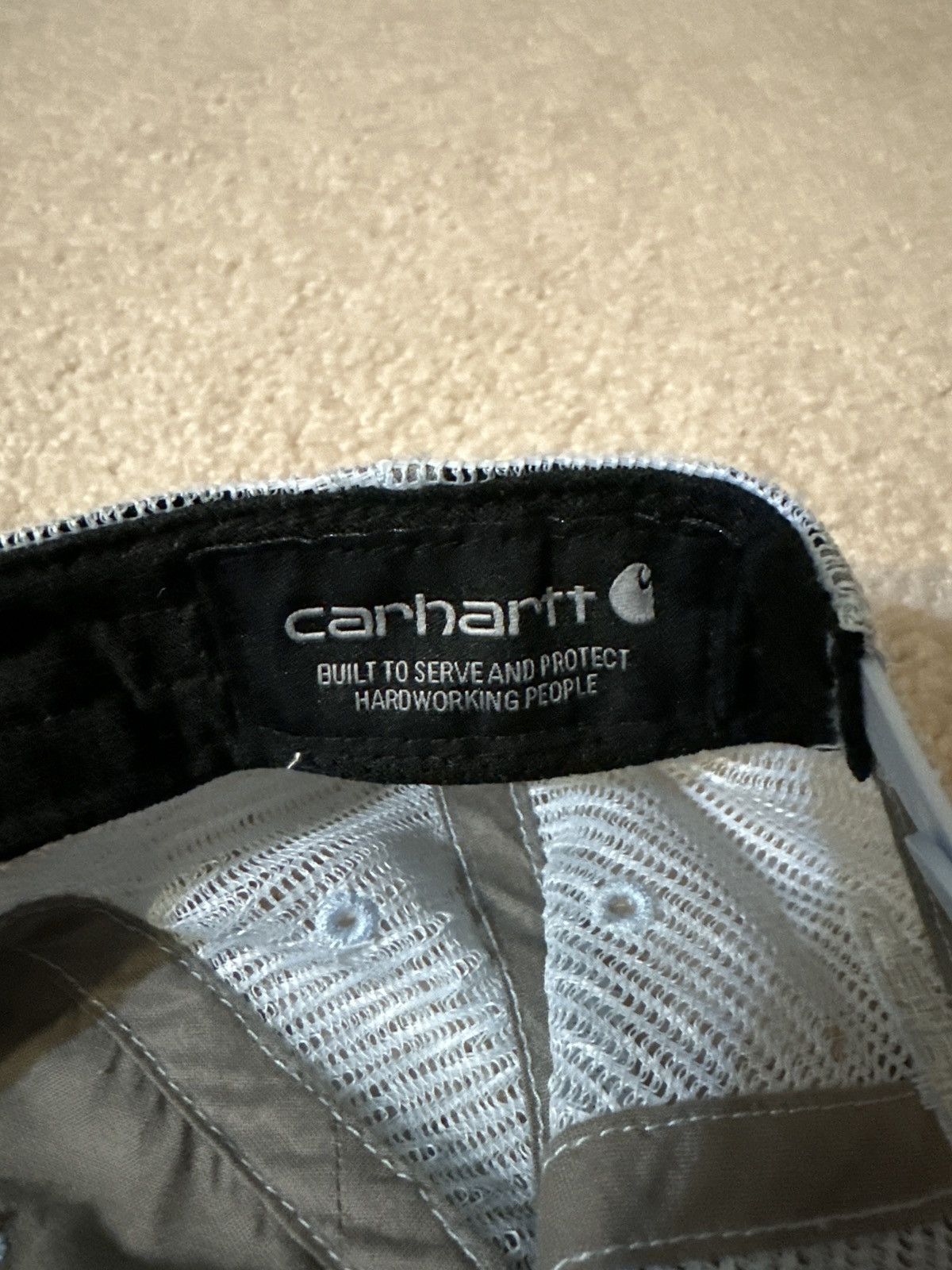 Carhartt × Carhartt Wip Carhartt logo light blue hat Size ONE SIZE - 2 Thumbnail